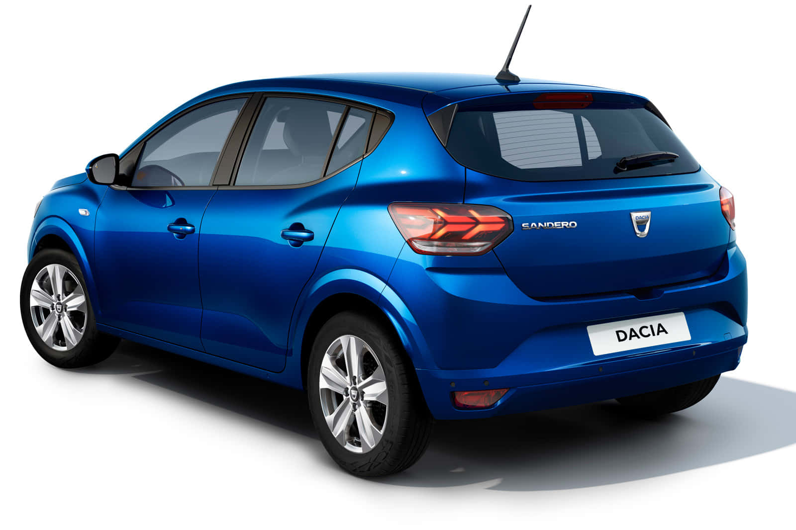 Dacia Sandero, vibrant blue, hatchback, HD Desktop Wallpaper