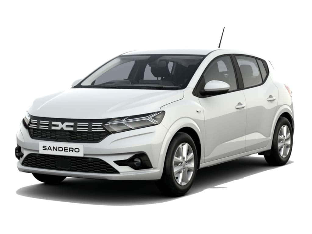 Dacia Sandero, Studio, white, SD Desktop Wallpaper
