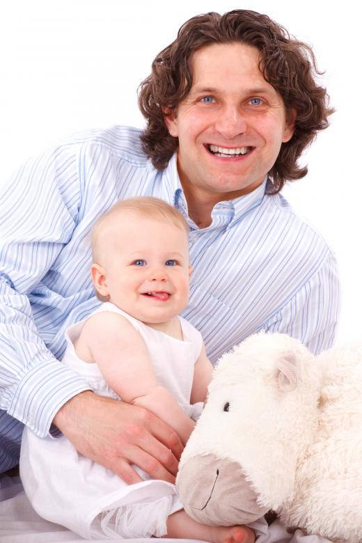 Dad, baby, curly hair, SD Phone Wallpaper
