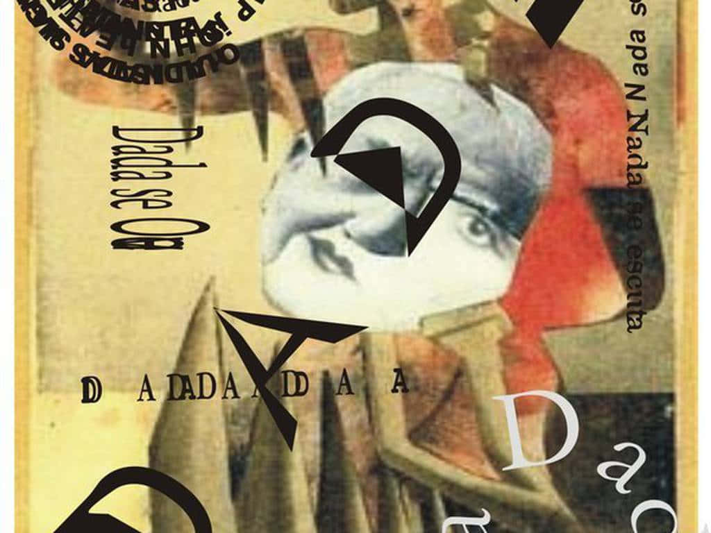 Dadaism, surreal collage, fragmented human face, SD Desktop Wallpaper