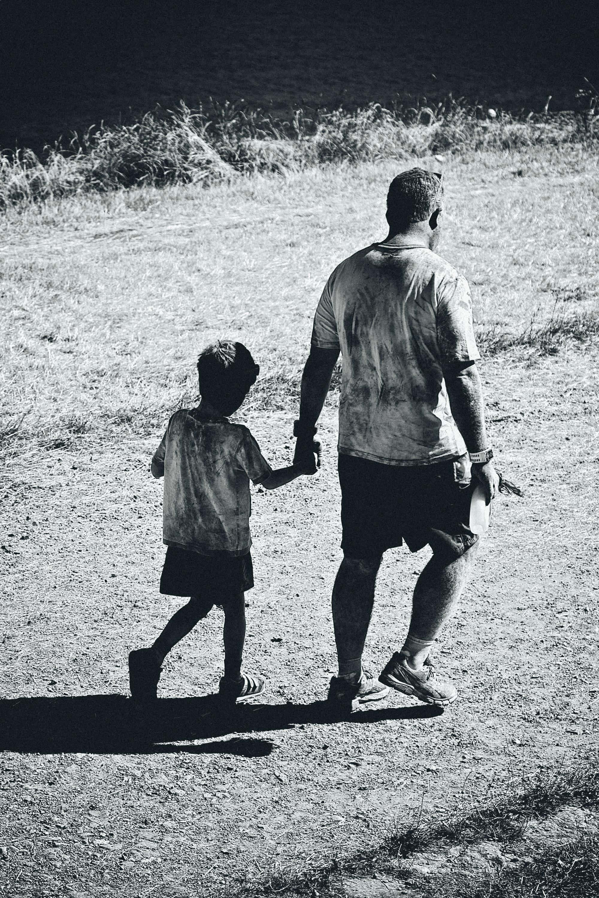 Daddy, father, child, 2K Phone Wallpaper