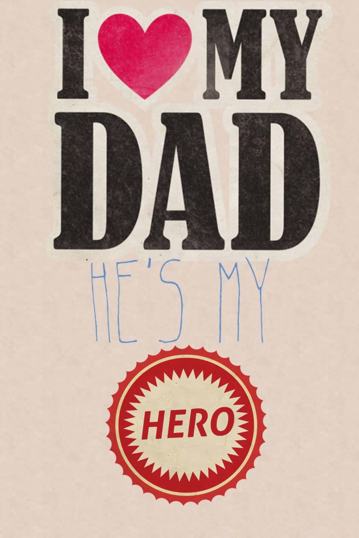 Daddy, vintage-style poster, bold black text, HD Phone Wallpaper