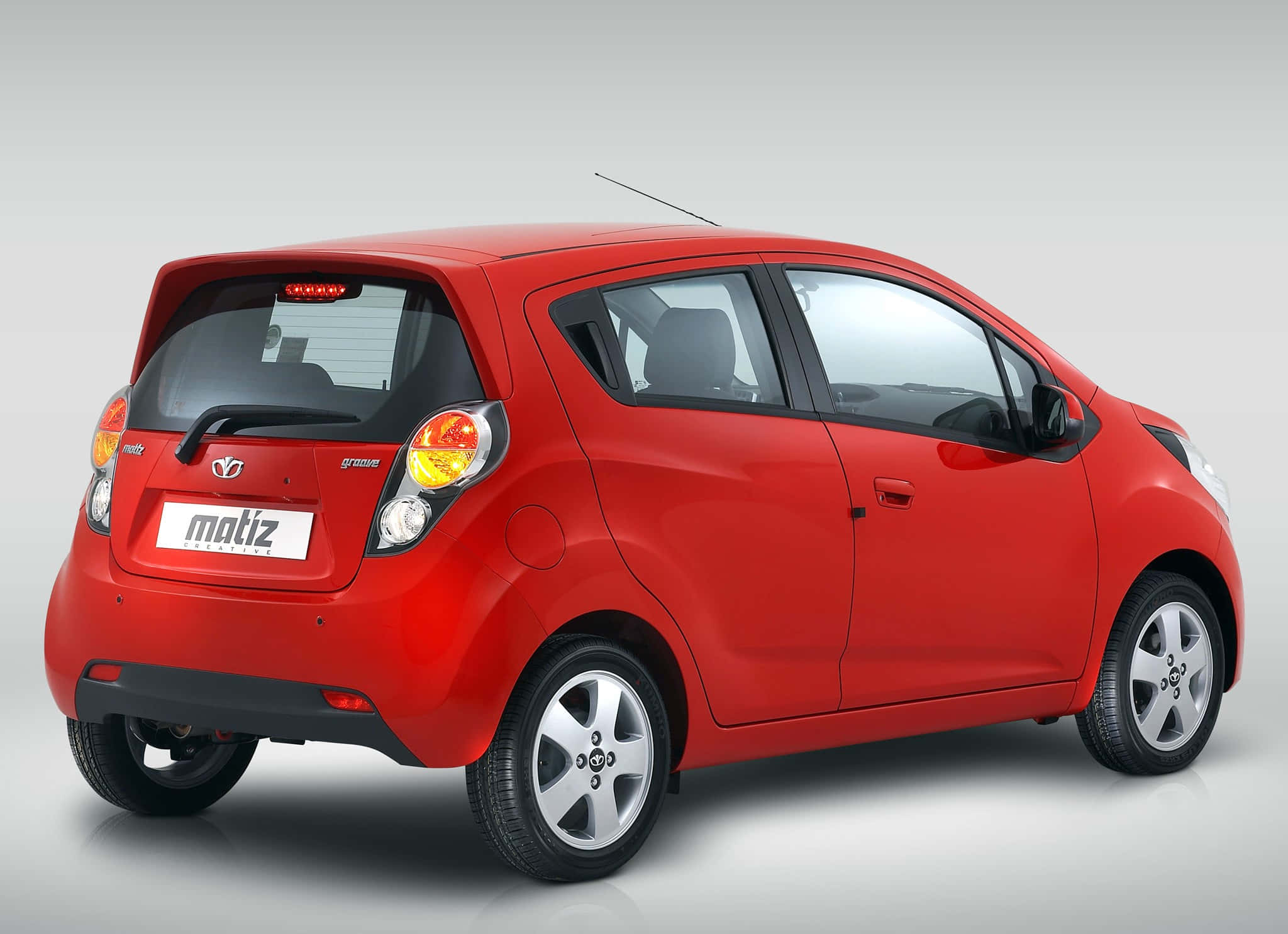 Daewoo Matiz, compact city car, vibrant red, Full HD Desktop Wallpaper