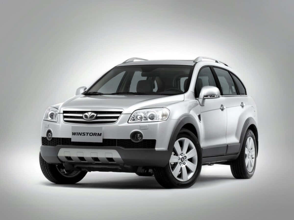 Daewoo Winstorm, silver, SUV, SD Desktop Wallpaper
