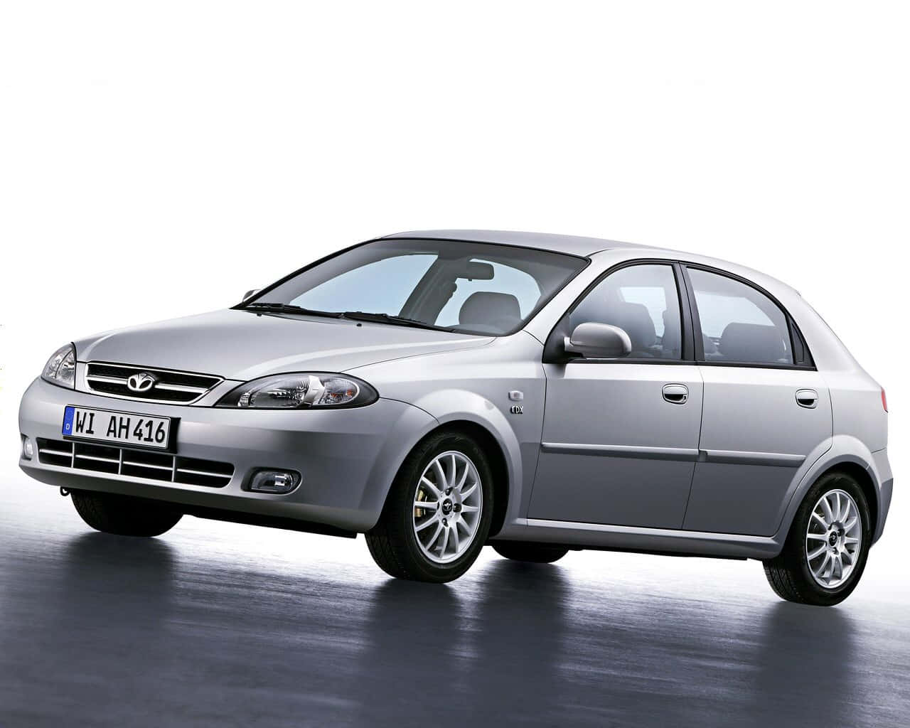 Daewoo, silver, hatchback, HD Desktop Wallpaper