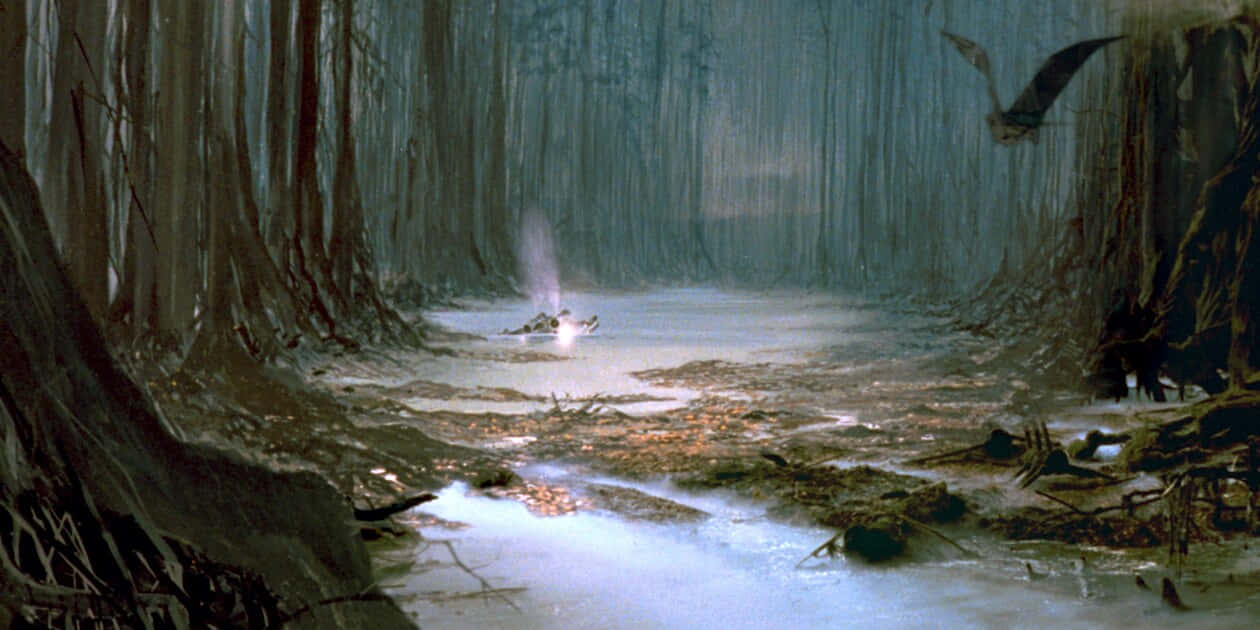 Dagobah, swamp, misty swamp, SD Desktop Wallpaper