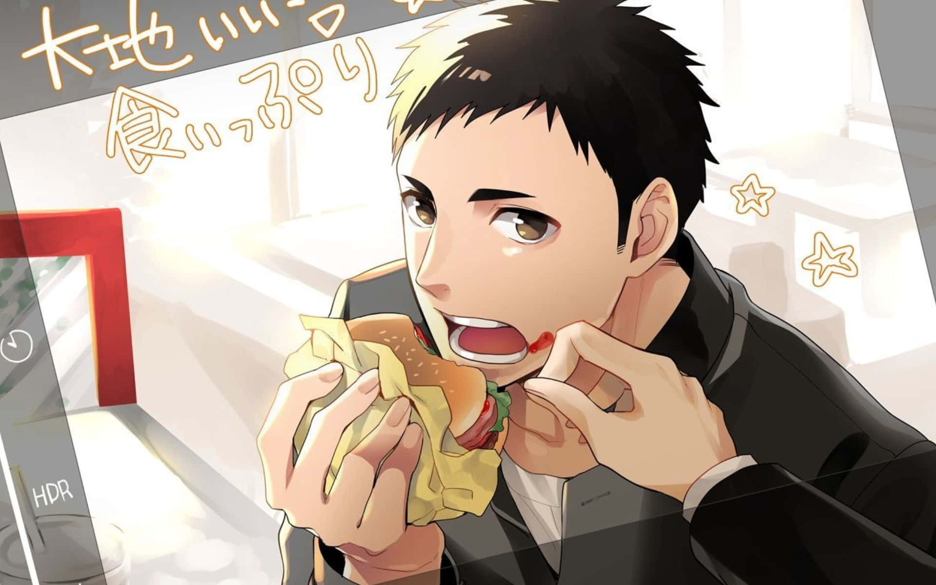 Daichi Sawamura, black suit, volleyball, Full HD Desktop Wallpaper