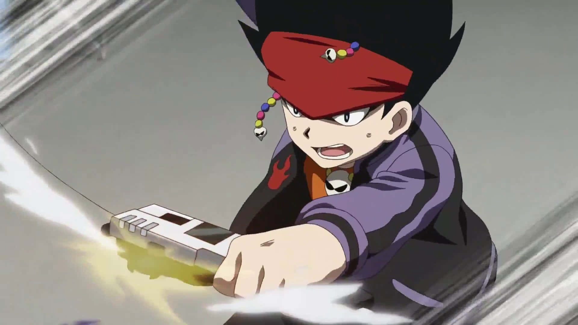 Daigo Kurogami, red headband, purple jacket, Full HD Desktop Wallpaper