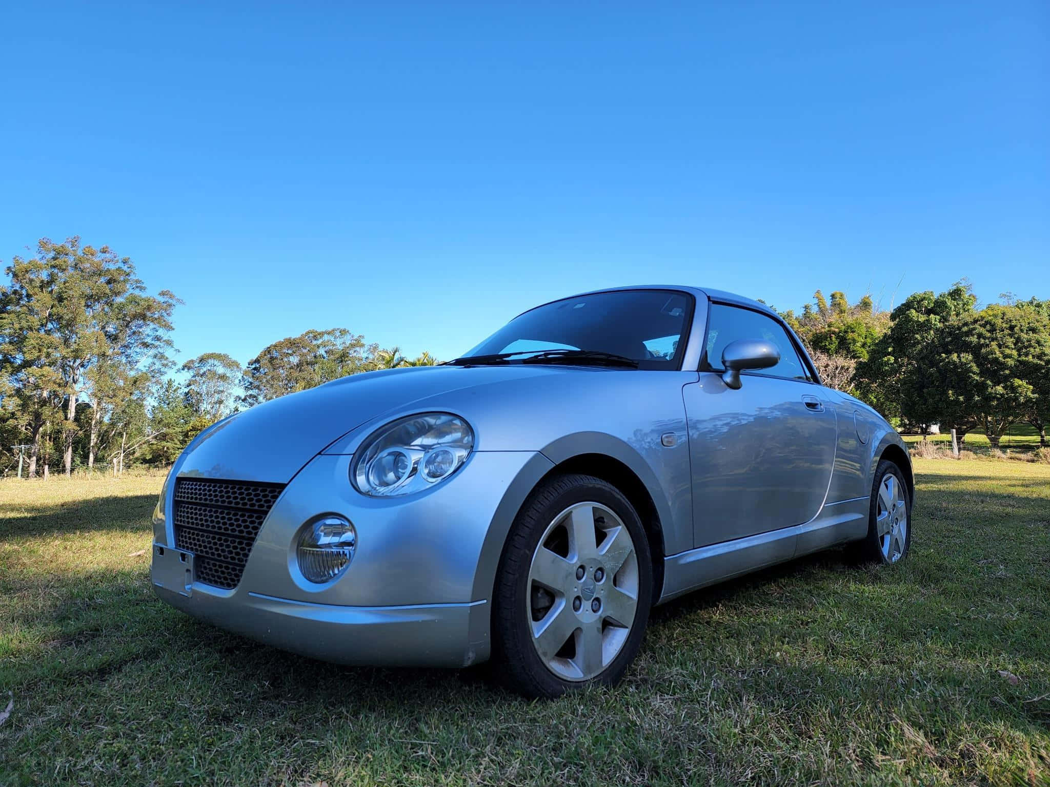 Daihatsu Copen, sleek, silver, Full HD Desktop Wallpaper