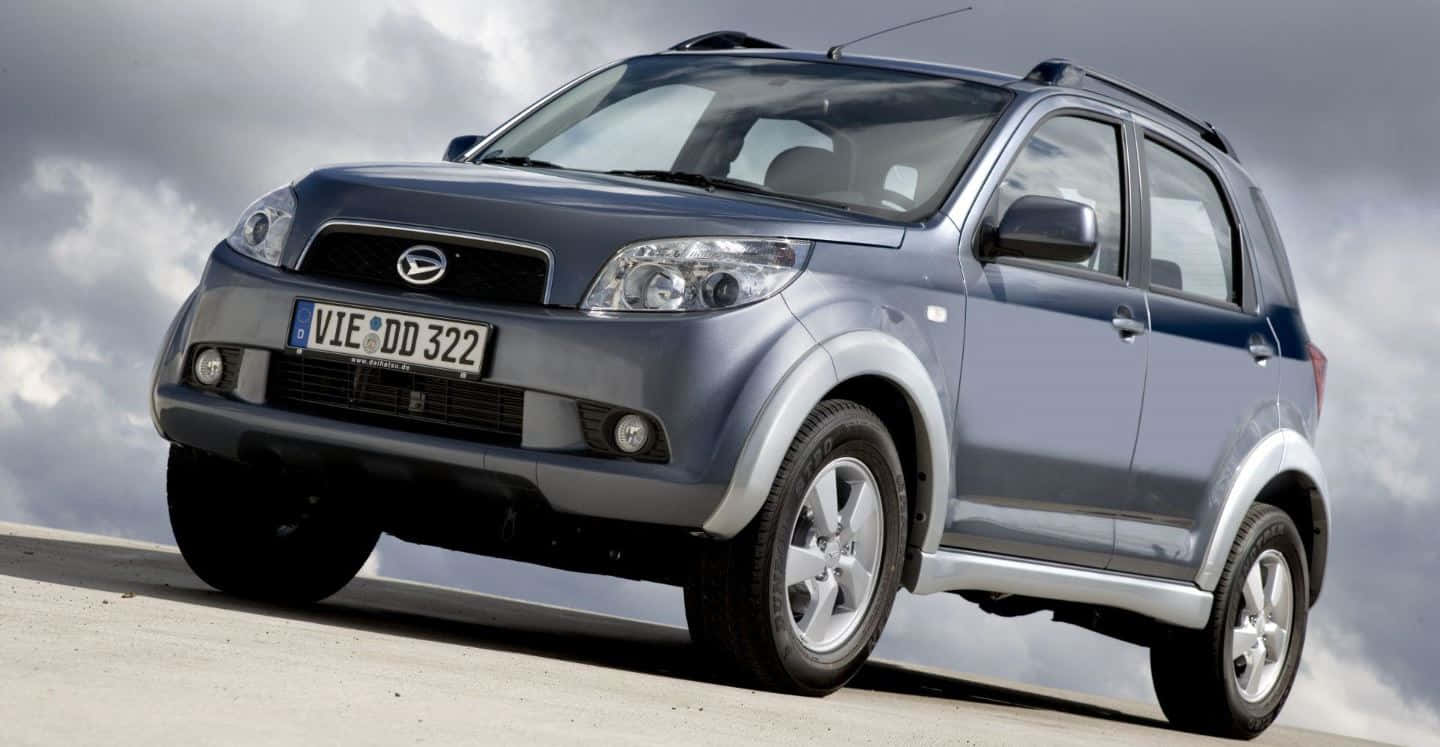 Daihatsu Sirion, sleek silver, concrete surface, HD Desktop Wallpaper