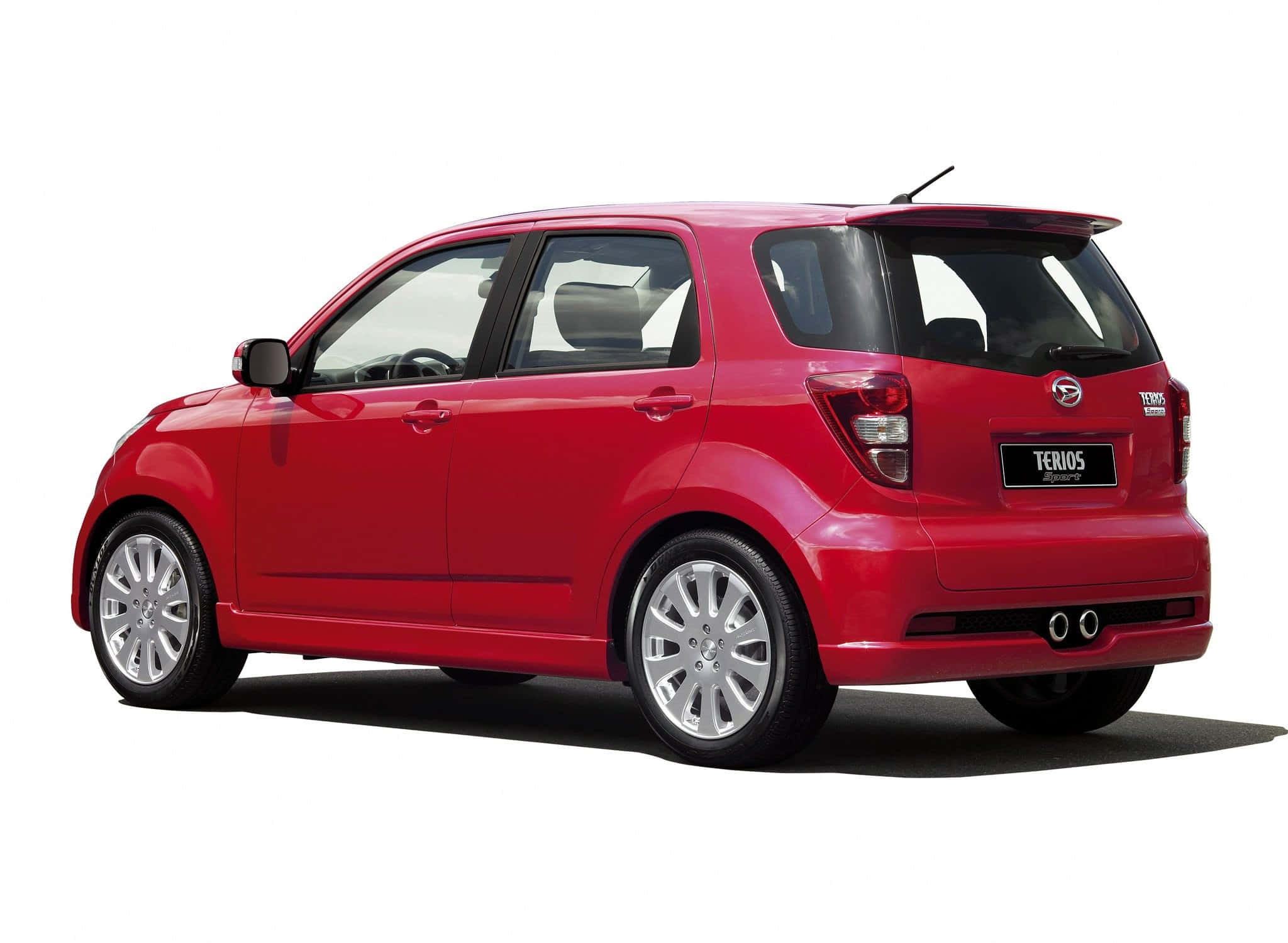 Daihatsu Terios, vibrant red, compact SUV, Full HD Desktop Wallpaper