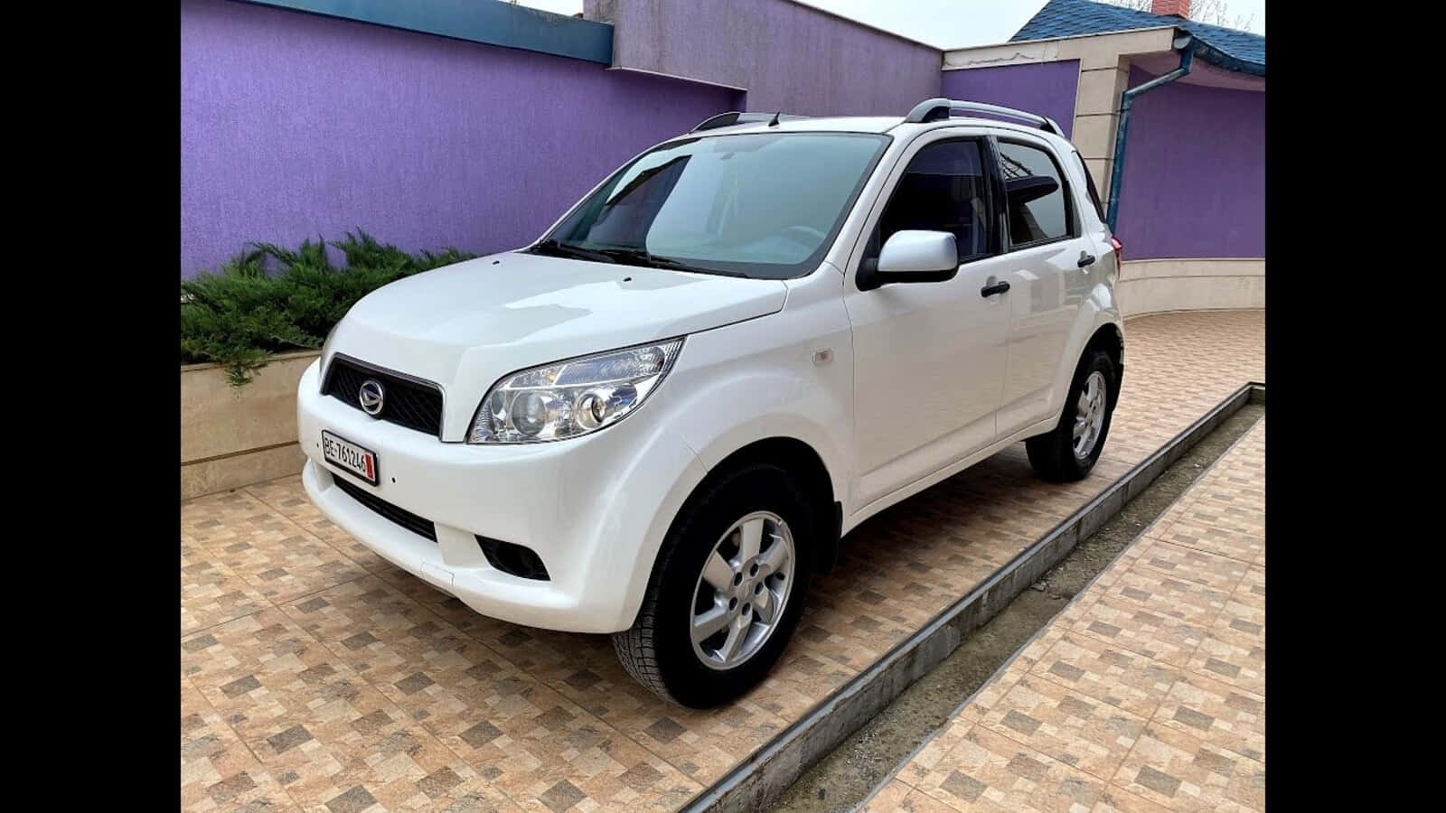 Daihatsu Terios, white, compact SUV, HD Desktop Wallpaper