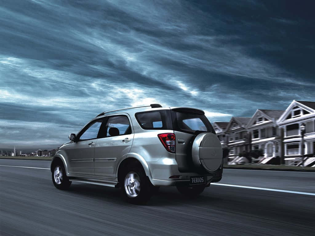 Daihatsu, silver, SUV, SD Desktop Wallpaper