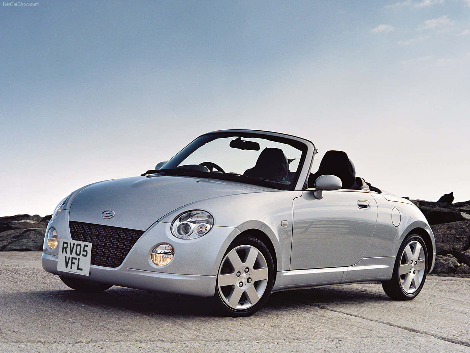 Daihatsu 1600, silver, convertible, HD Desktop Wallpaper