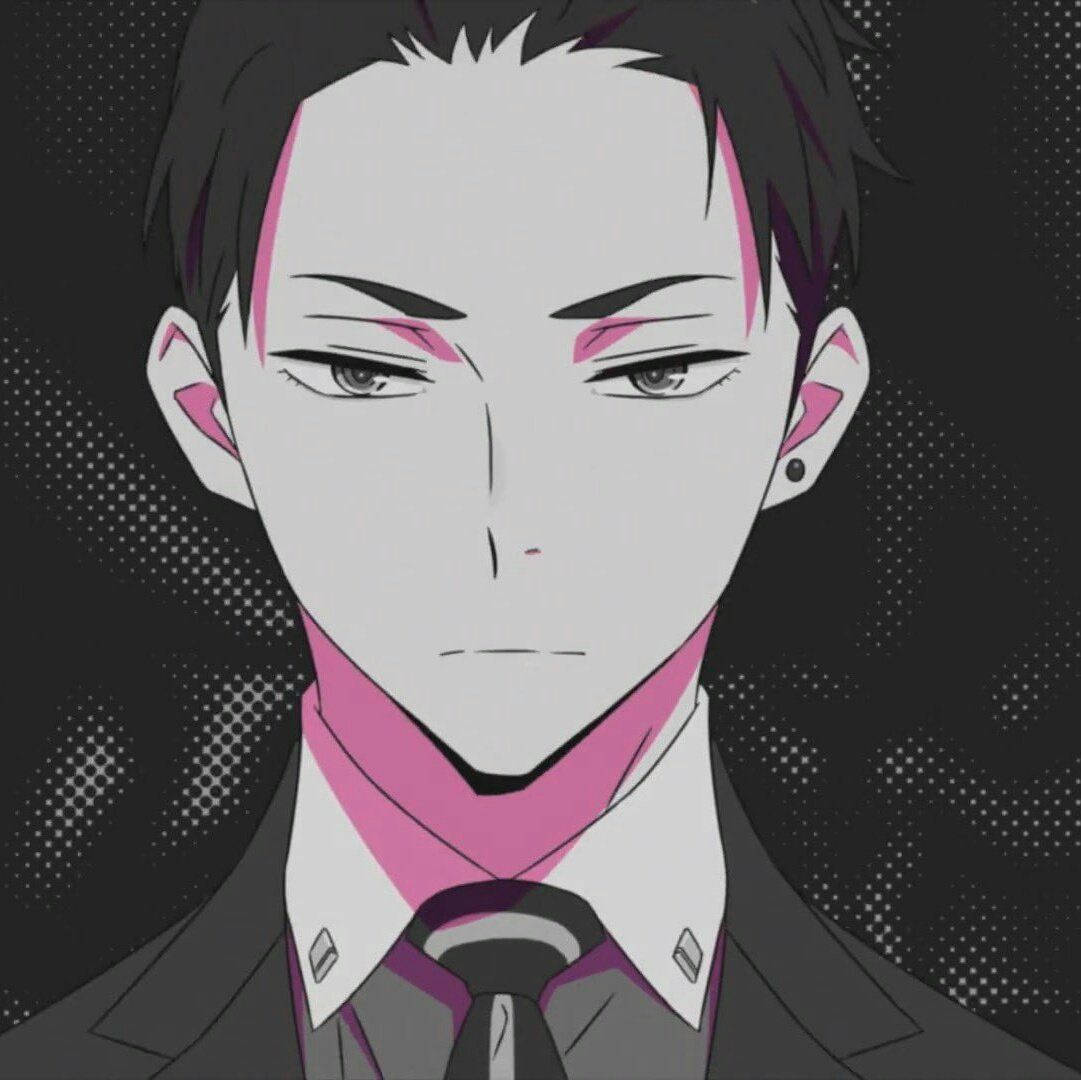 Daisuke Kambe, pink hair streaks, ear piercings, SD Desktop Wallpaper
