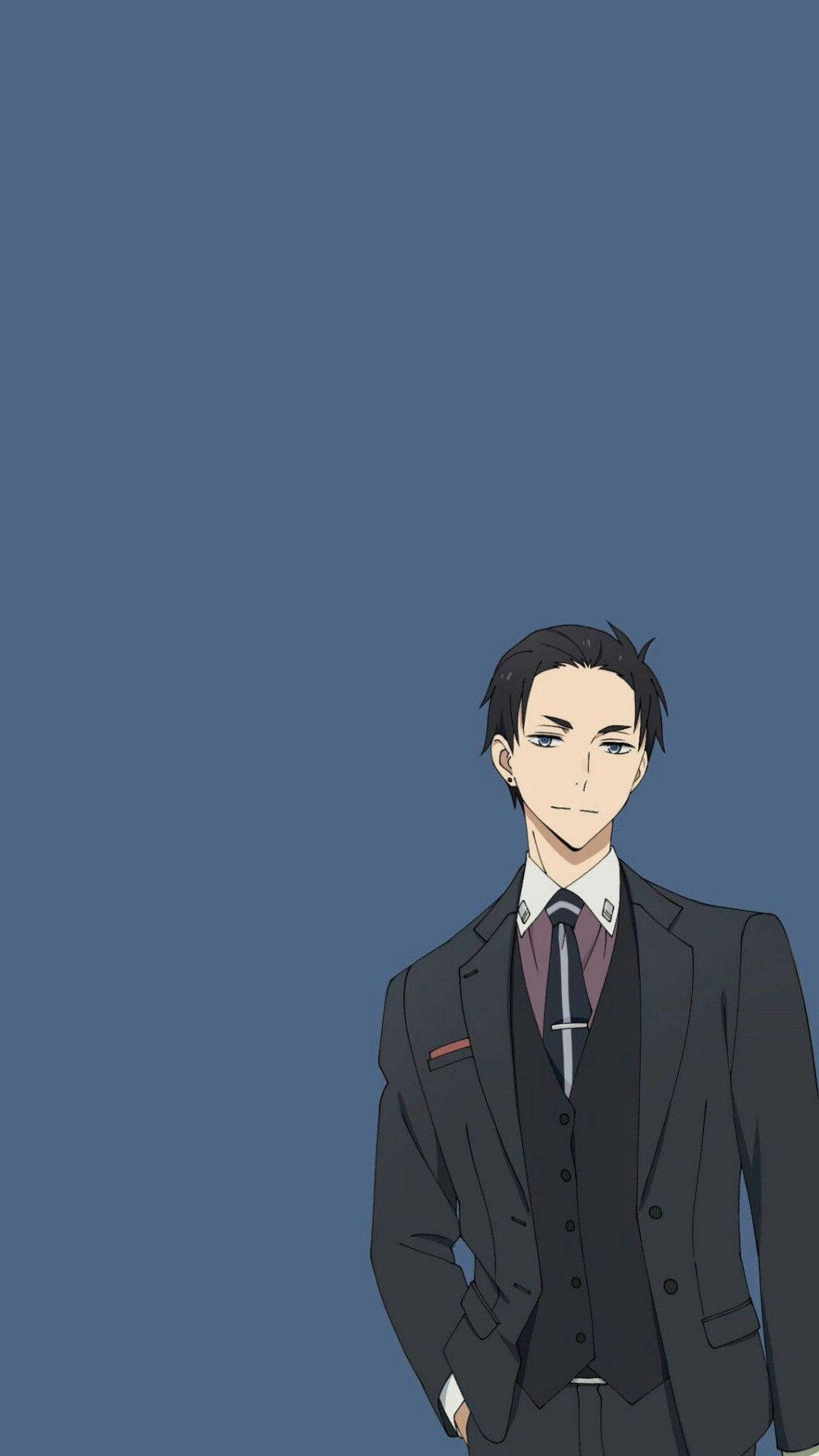 Daisuke Kambe, formal suit, dark suit, Full HD Phone Wallpaper