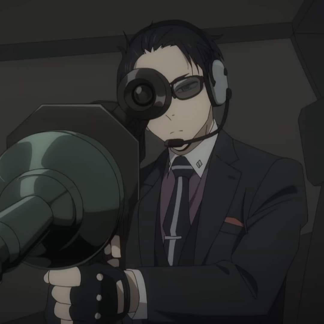 Daisuke Kambe, monocle, headset, SD Desktop Wallpaper