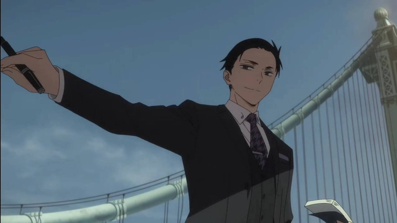 Daisuke Kambe, suit, bridge, HD Desktop Wallpaper