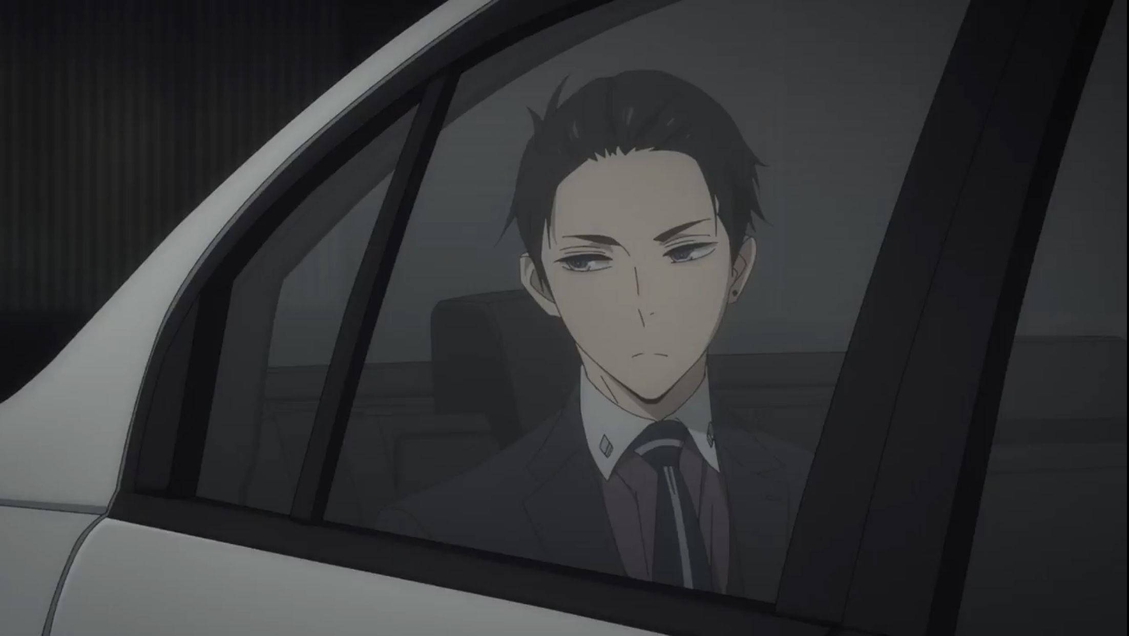 Daisuke Kambe, suit, car, Full HD Desktop Wallpaper