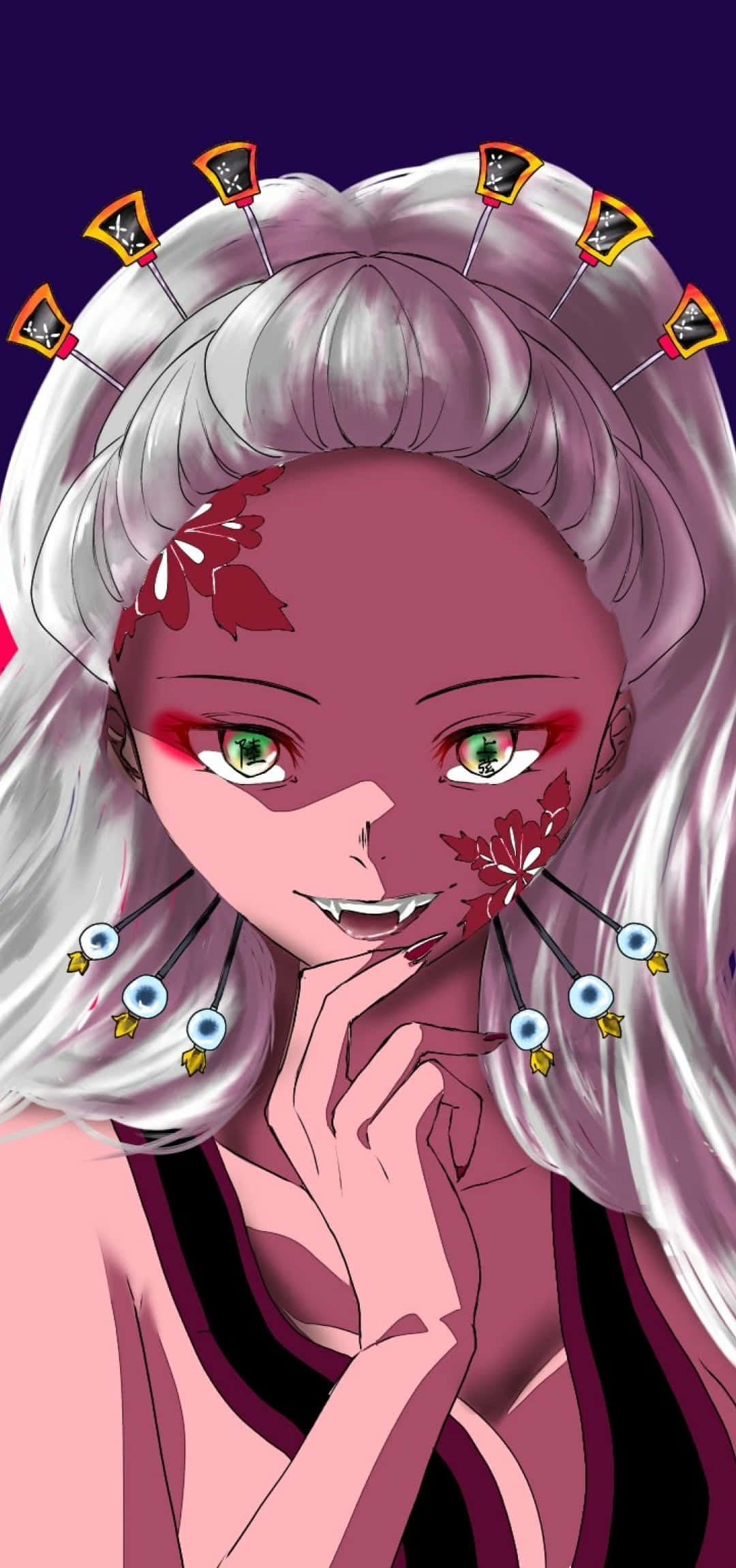 Daki, Demon Slayer, bridge, Full HD Phone Wallpaper