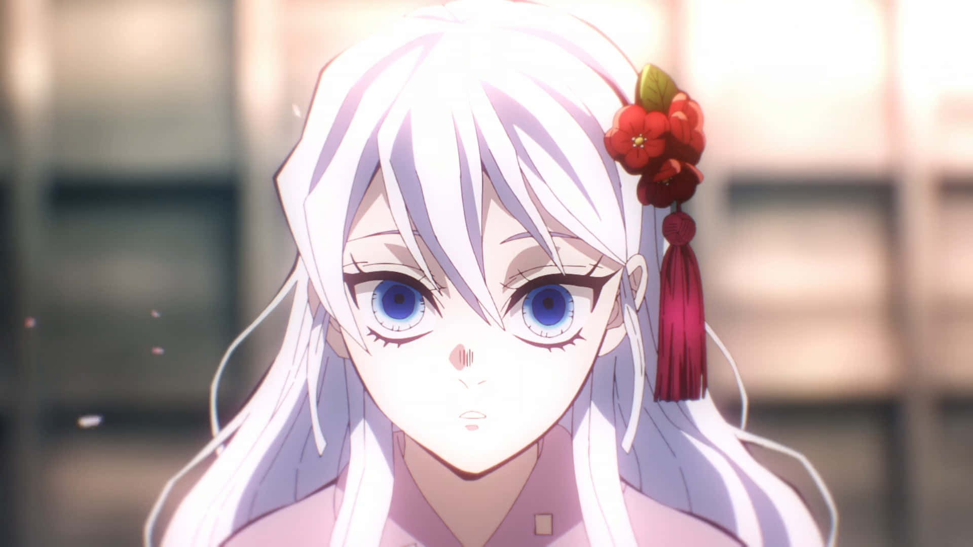 Daki, Demon Slayer, anime girl, Full HD Desktop Wallpaper