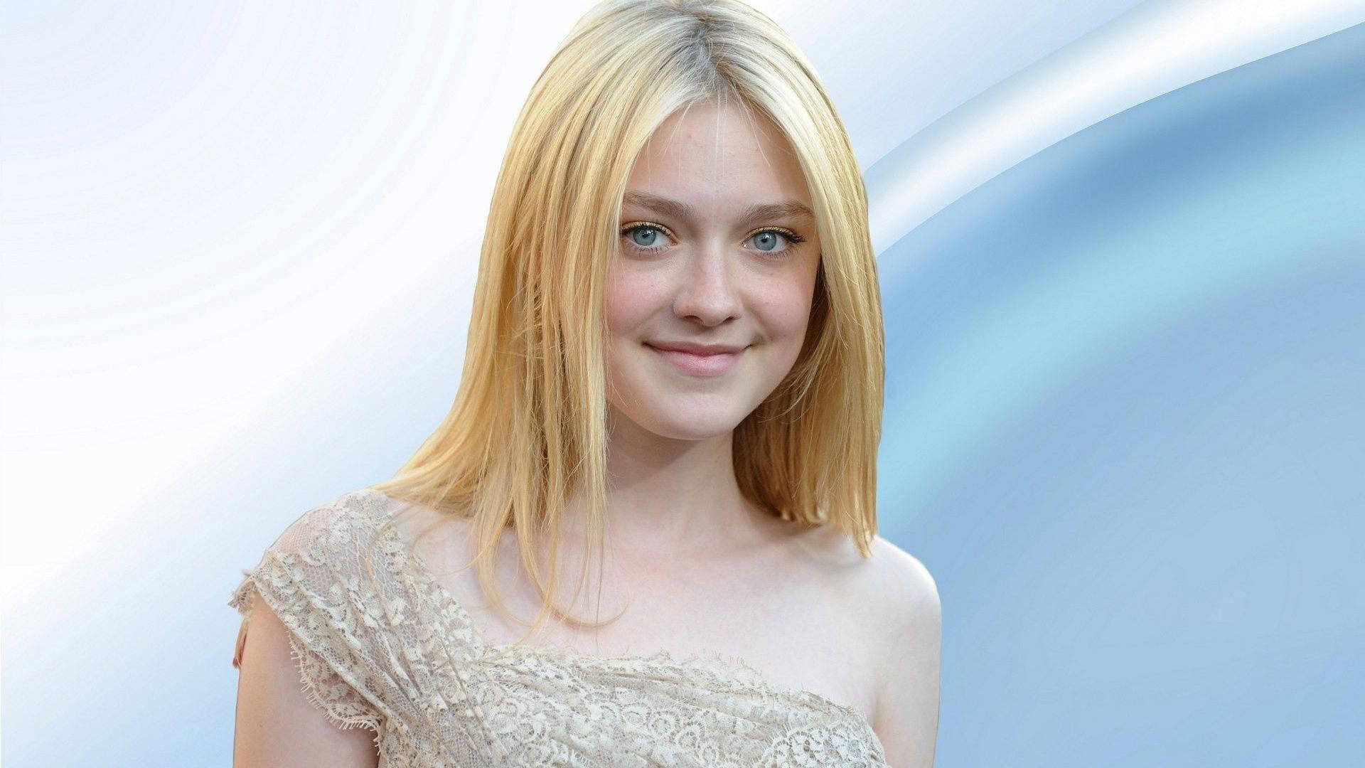 Dakota Fanning, 2010 Eclipse Premiere, lace top, Full HD Desktop Wallpaper