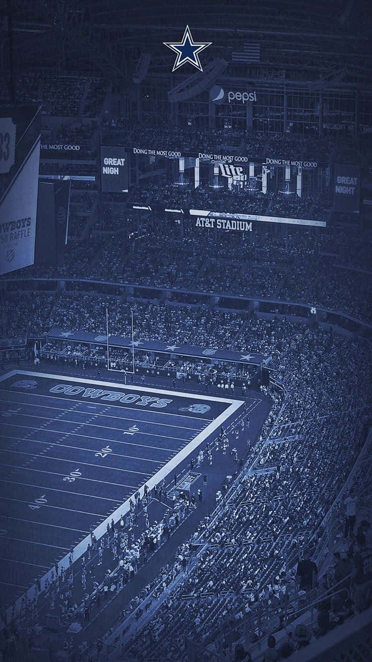 Dallas Cowboys, AT&T Stadium, night, HD Phone Wallpaper