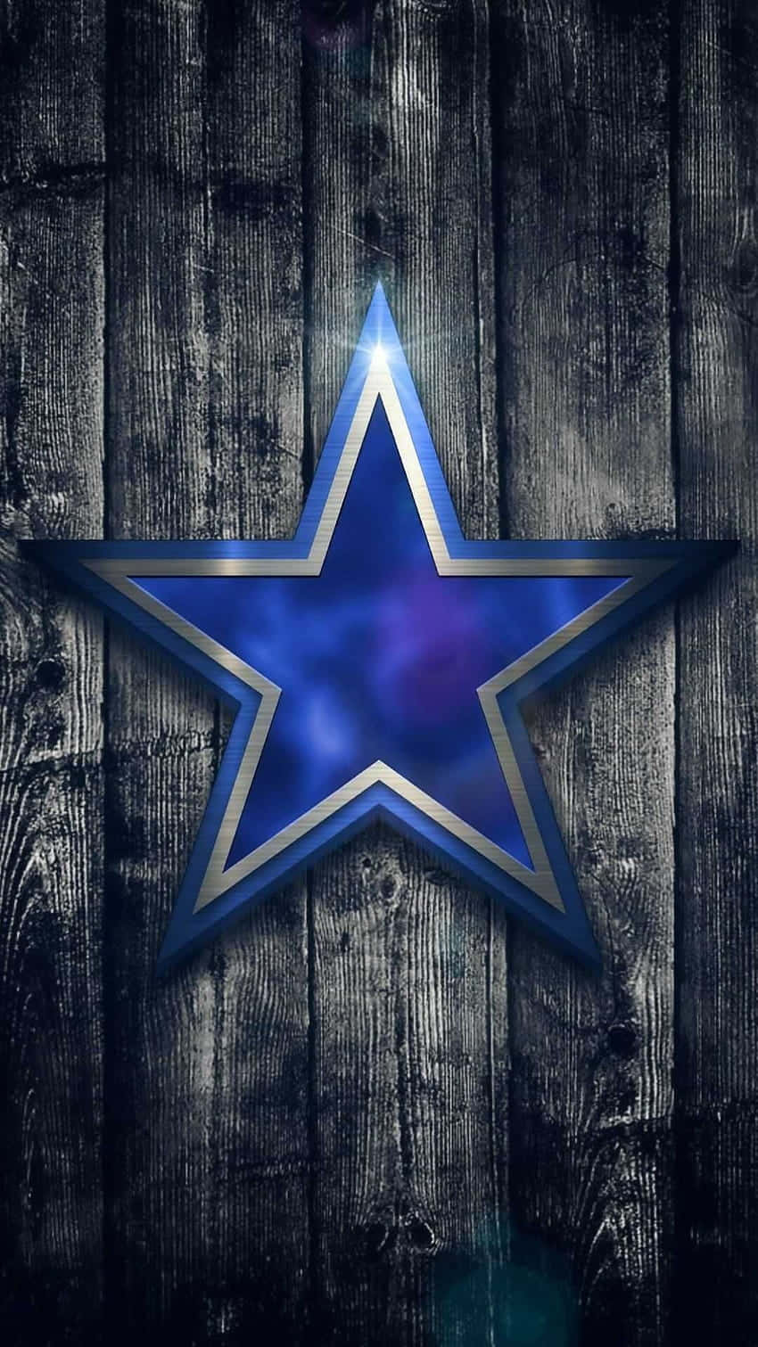 Dallas Cowboys, iPhone, glowing blue star, HD Phone Wallpaper