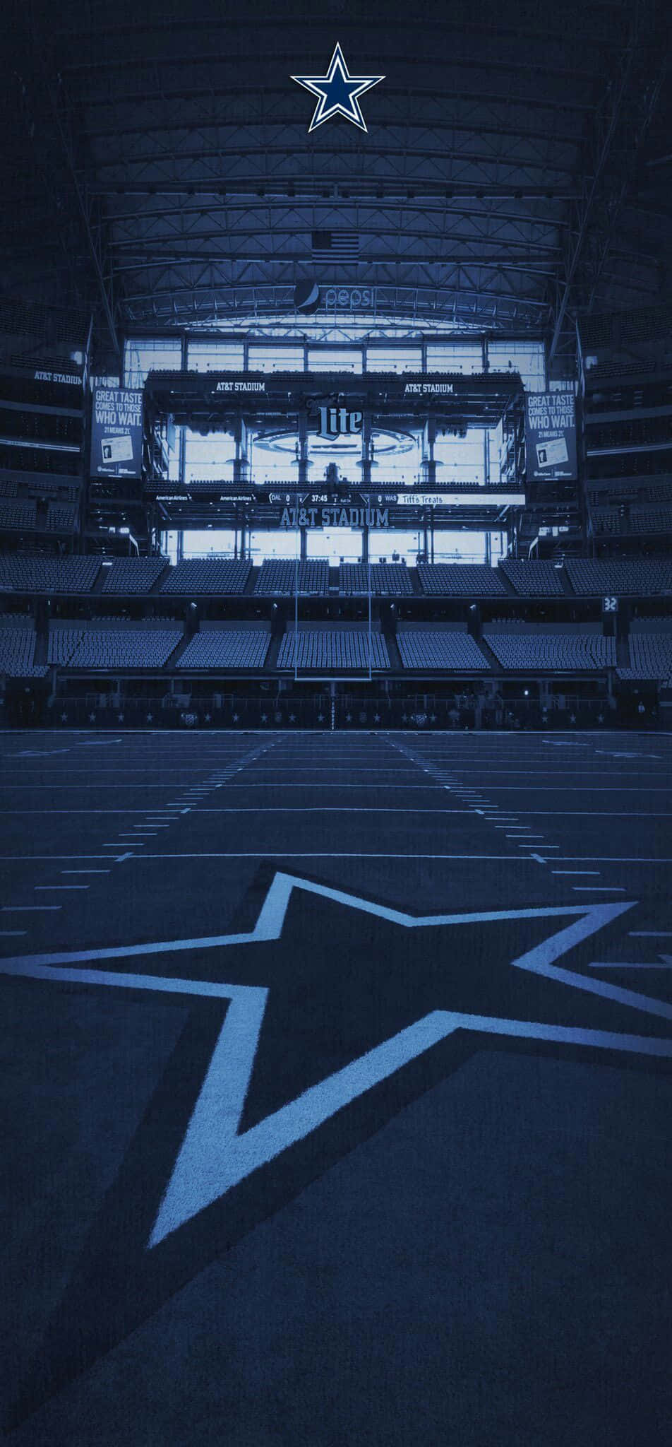 Dallas Cowboys, Stadium Of Dallas Cowboys, star logo, Full HD Phone Wallpaper