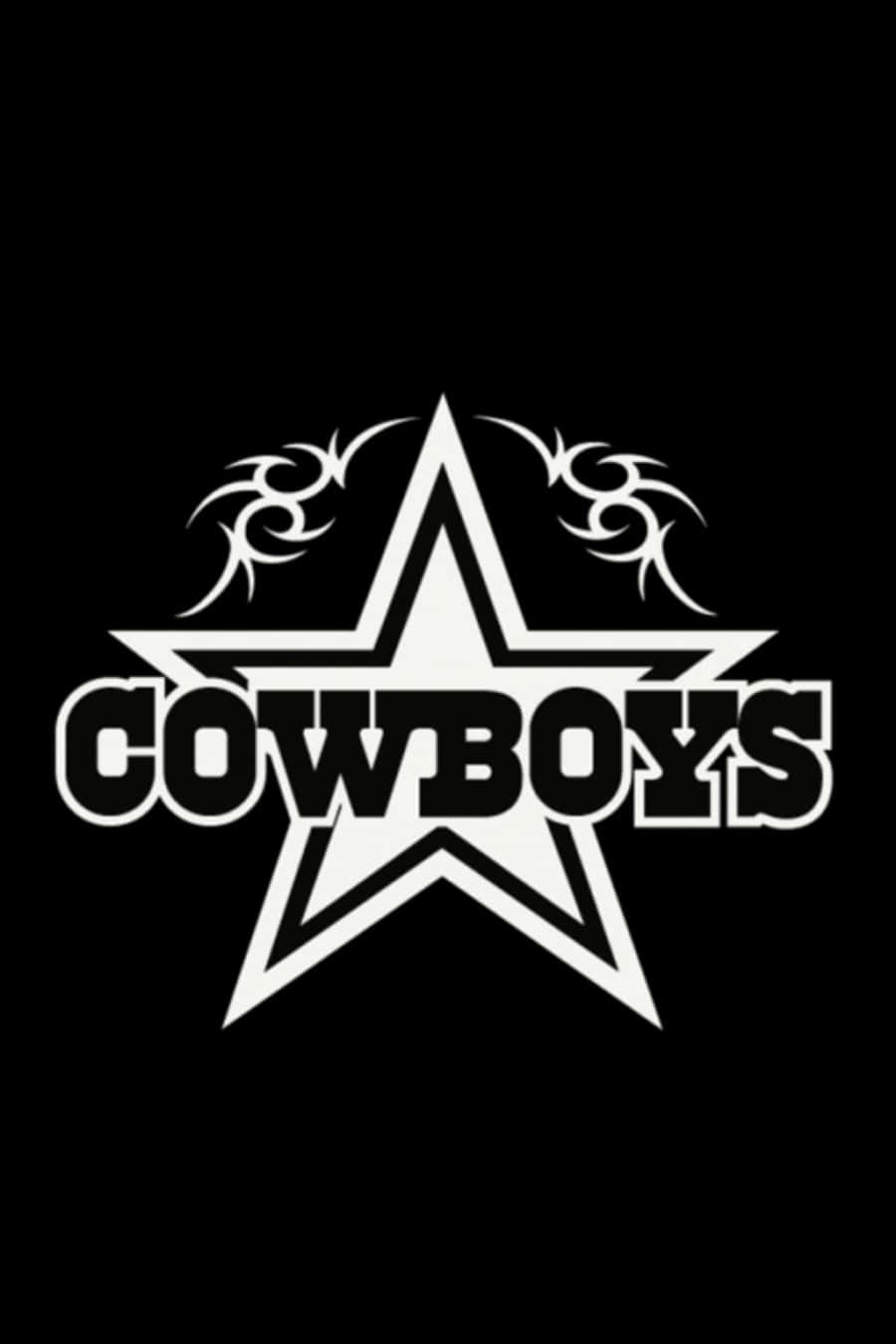Dallas Cowboys, white star, tribal swirls, HD Phone Wallpaper