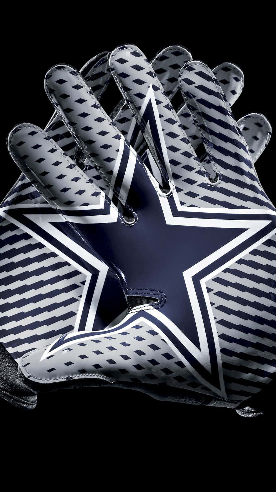 Dallas Cowboys, football gloves, star logo, HD Phone Wallpaper