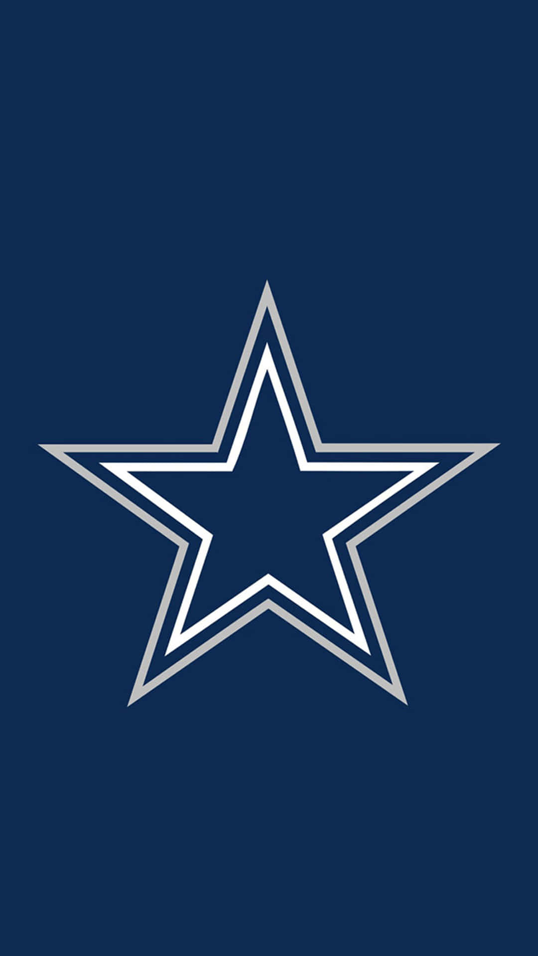 Dallas Cowboys, iPhone, silver star logo, Full HD Phone Wallpaper