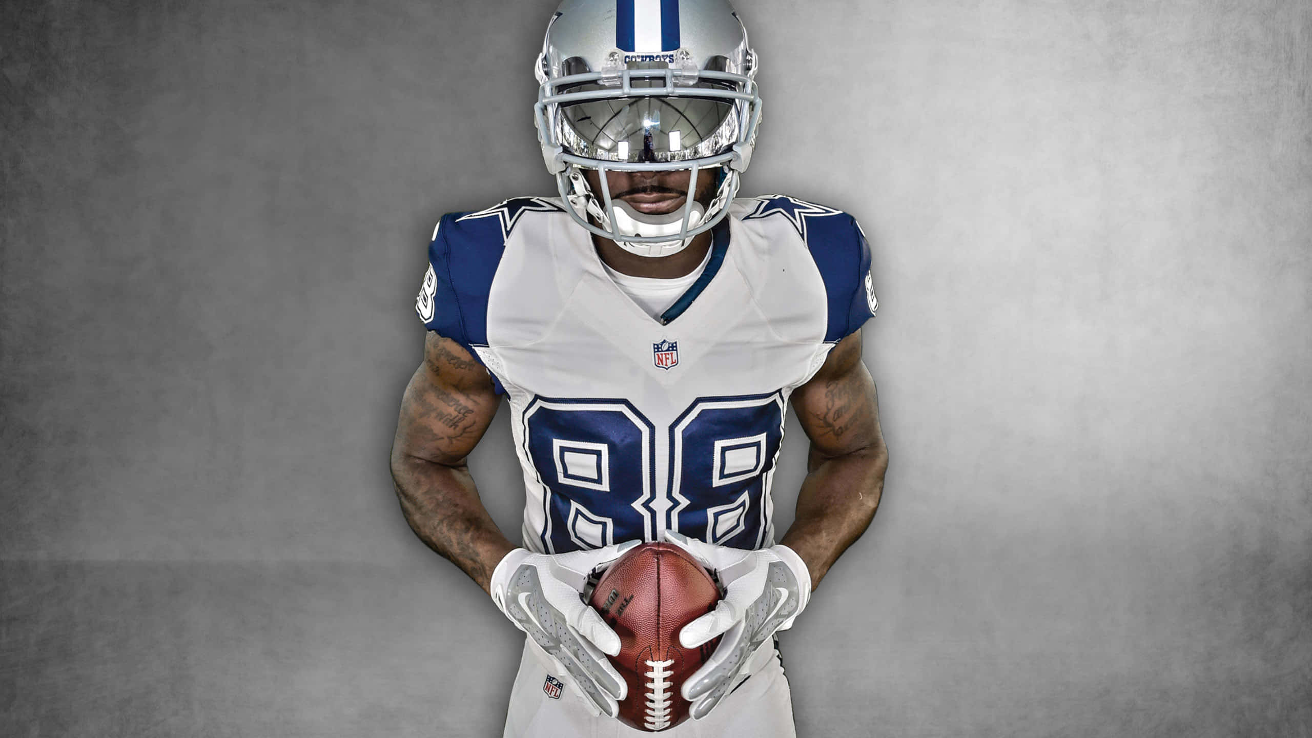Dallas Cowboys, white and blue uniform, football, 2K Desktop Wallpaper