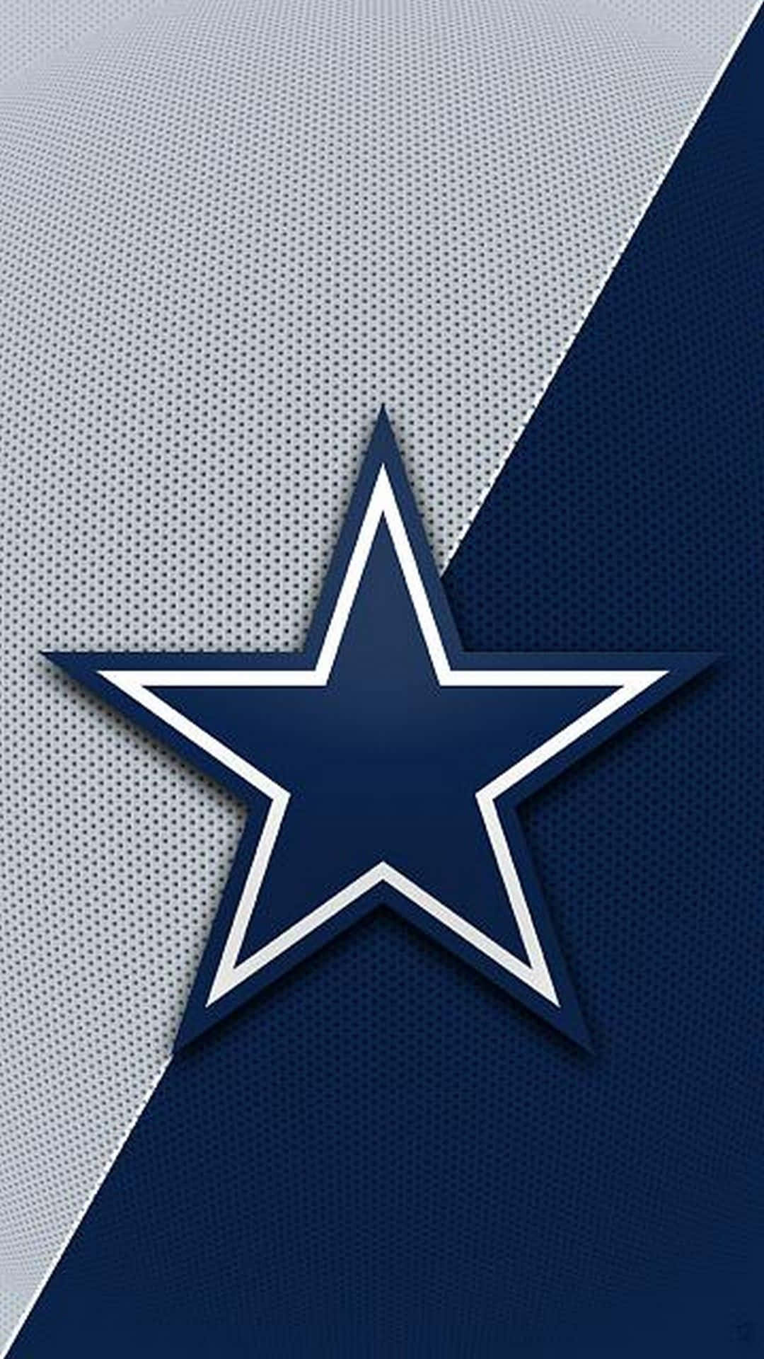 Dallas Cowboys, blue star, white outline, Full HD Phone Wallpaper