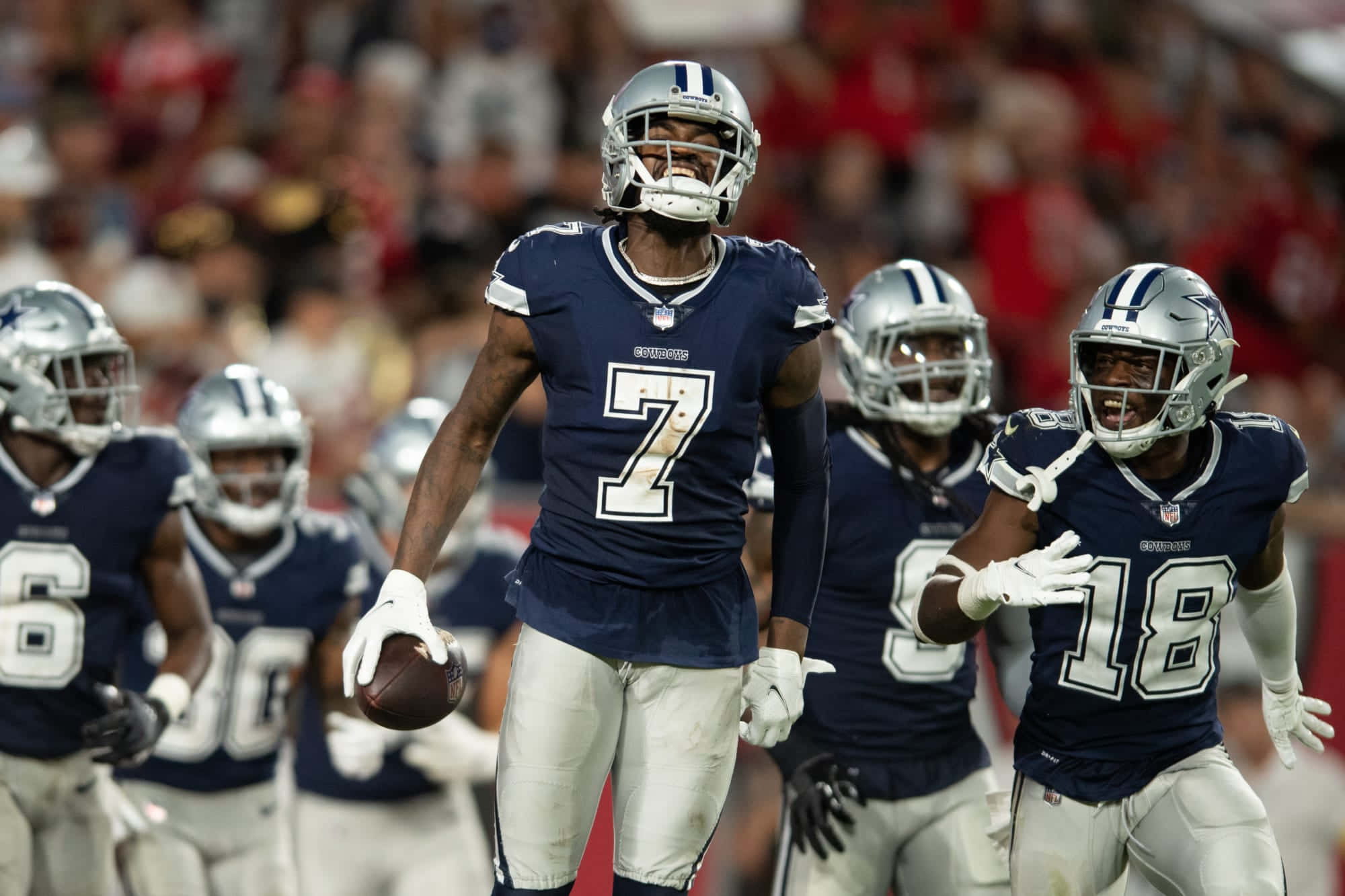 Dallas Cowboys, football players, touchdown, Full HD Desktop Wallpaper