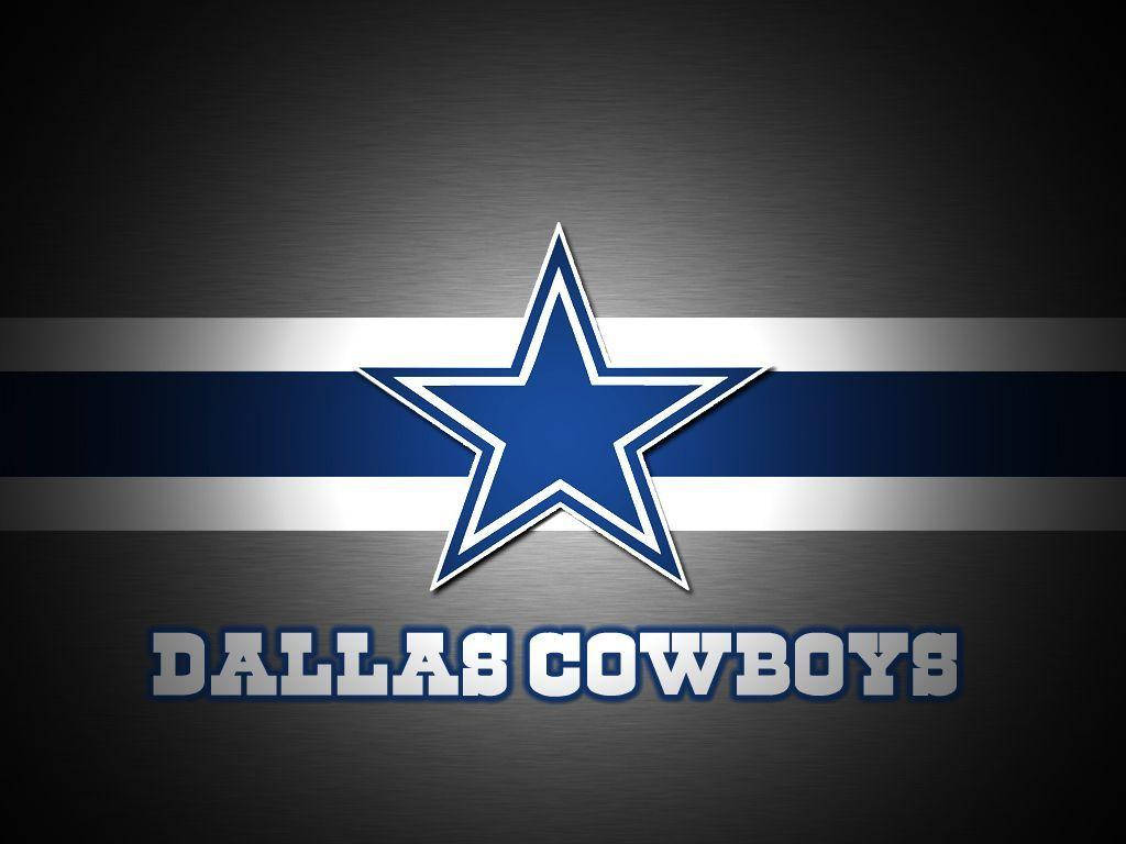 Dallas Cowboys, gray gradient, star logo, SD Desktop Wallpaper