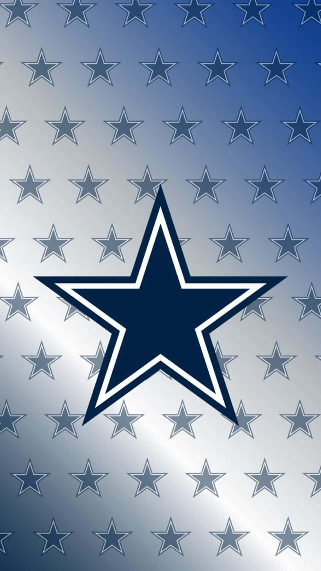 Dallas Cowboys Star, navy blue, white outline, Full HD Phone Wallpaper