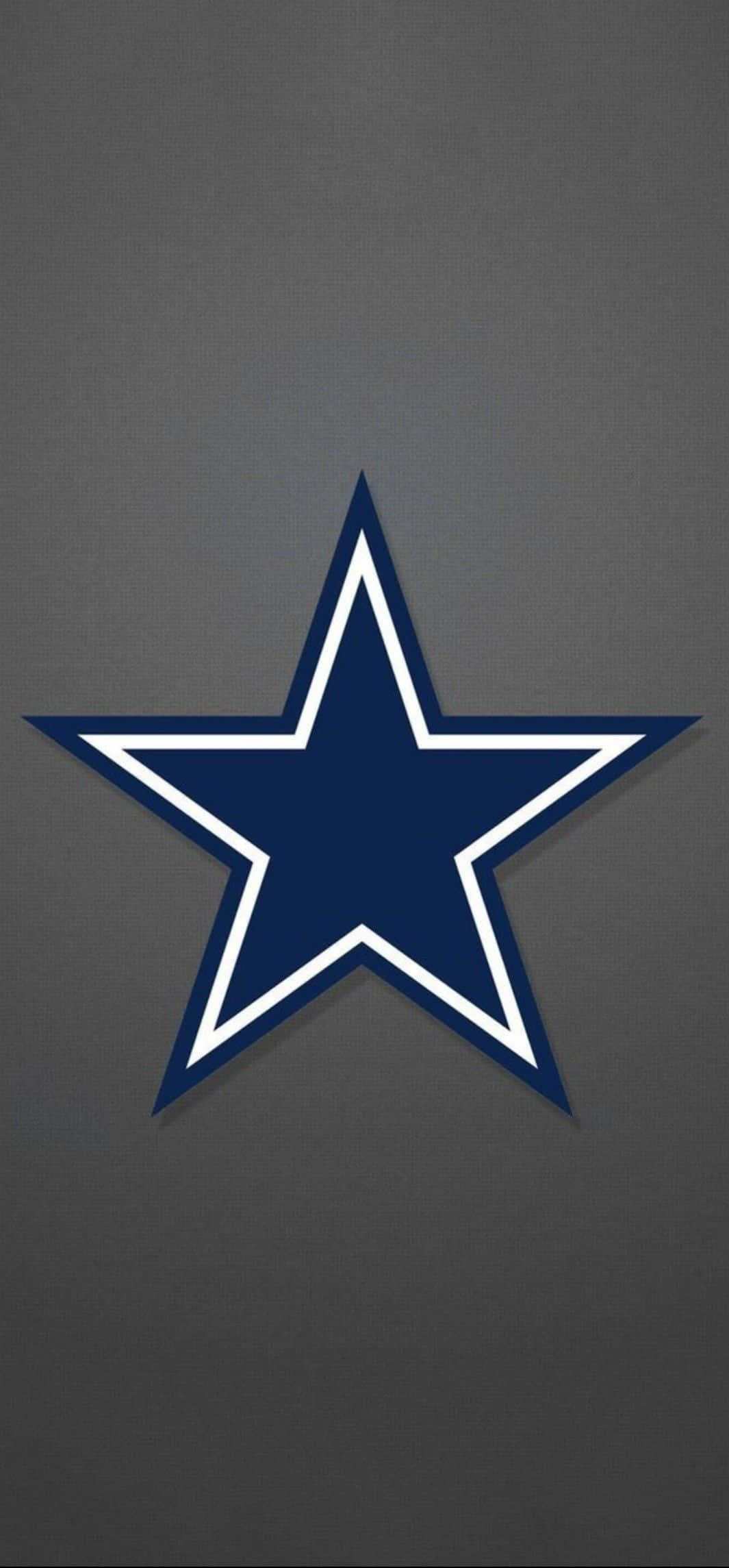 Dallas Cowboys Star, blue star, white outline, Full HD Phone Wallpaper