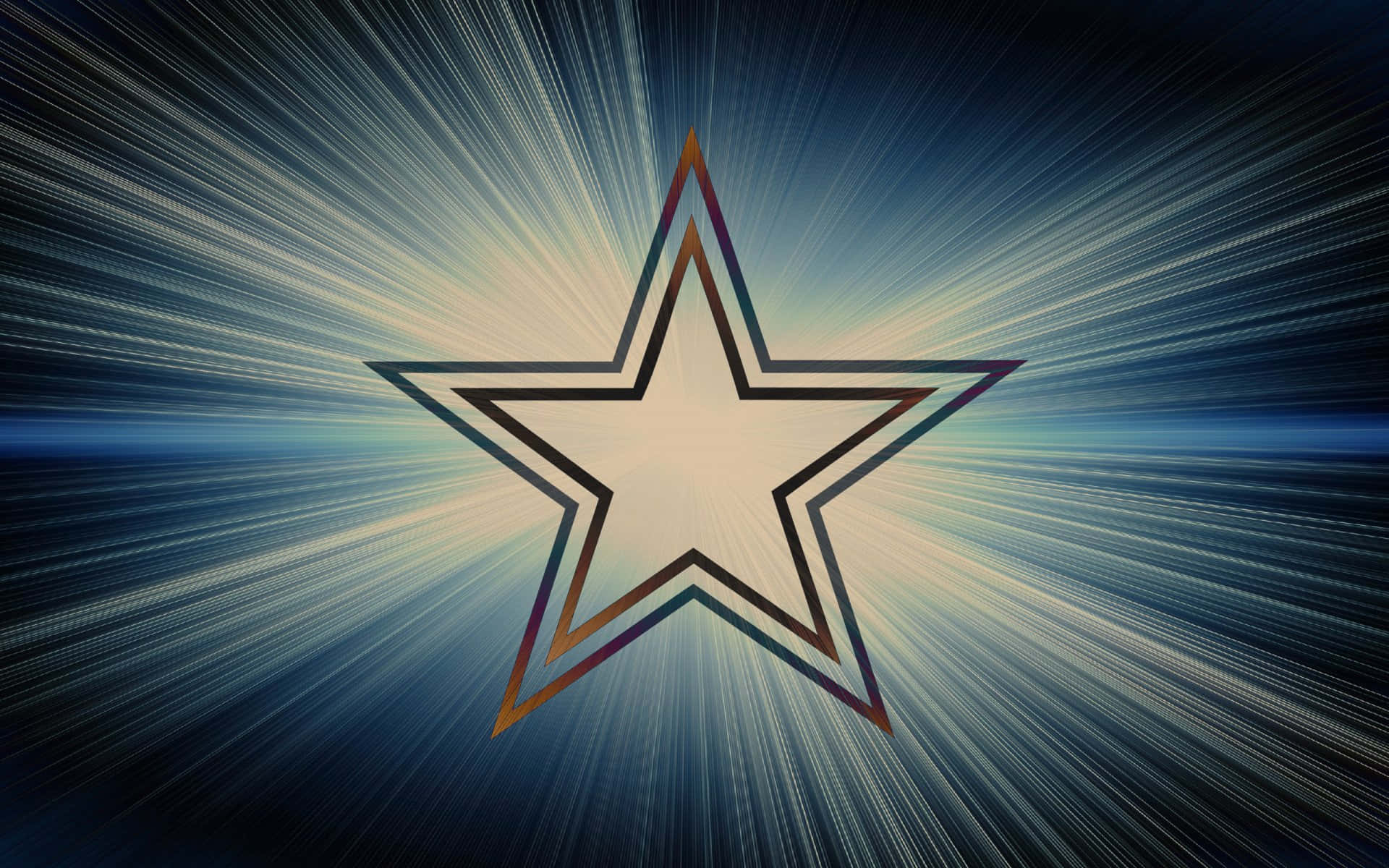 Dallas Cowboys Star, gold, black, Full HD Desktop Wallpaper