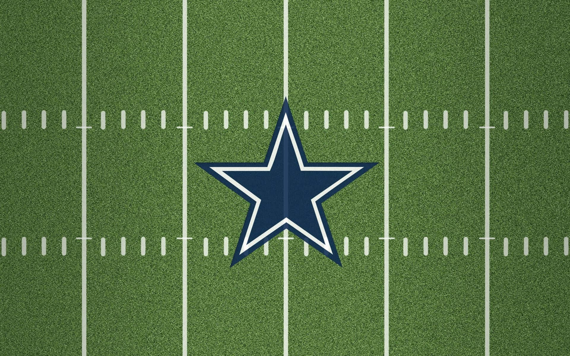 Dallas Cowboys Star, blue star logo, vibrant green turf, Full HD Desktop Wallpaper