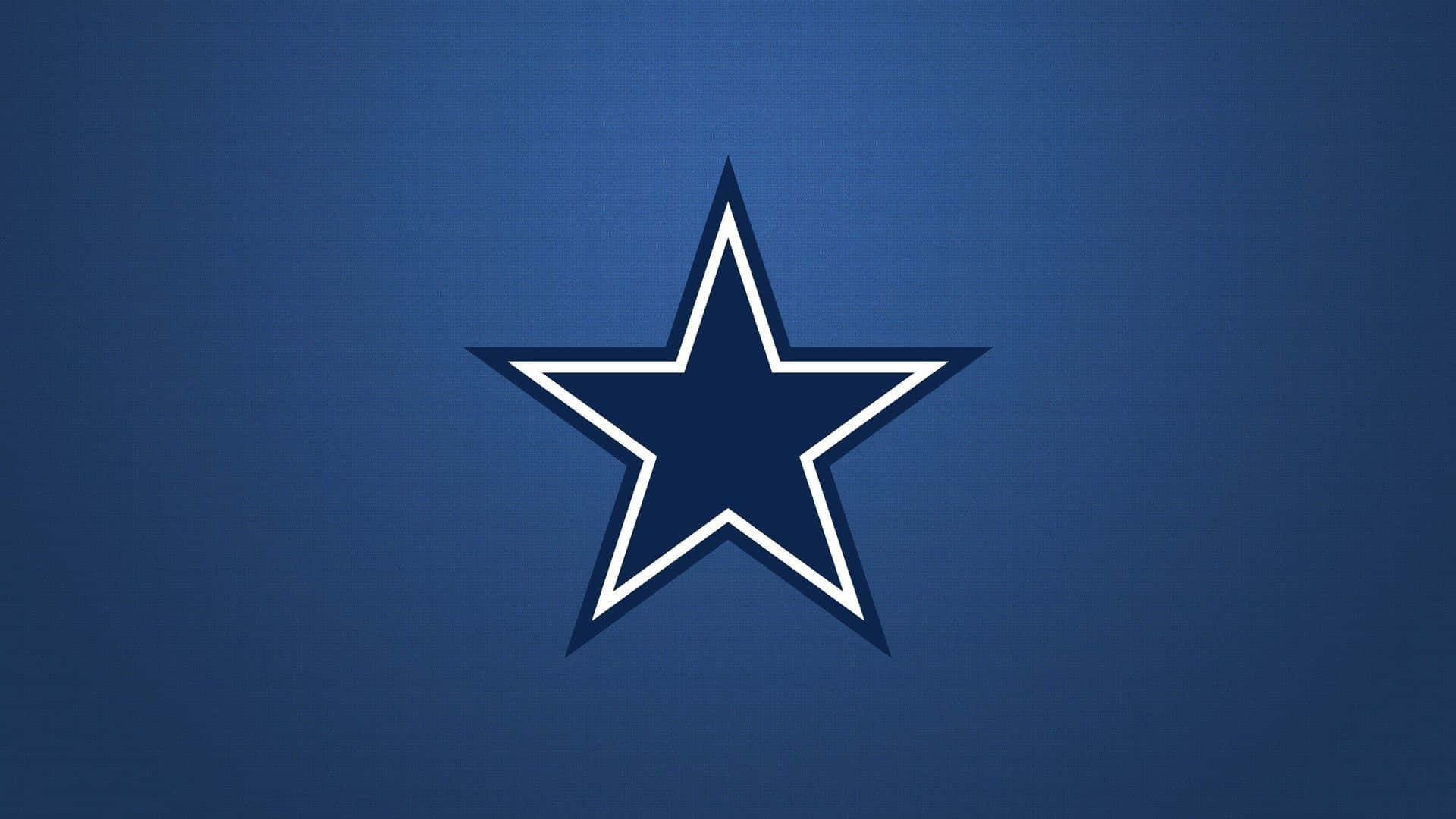 Dallas Cowboys Star, navy blue, white outline, Full HD Desktop Wallpaper