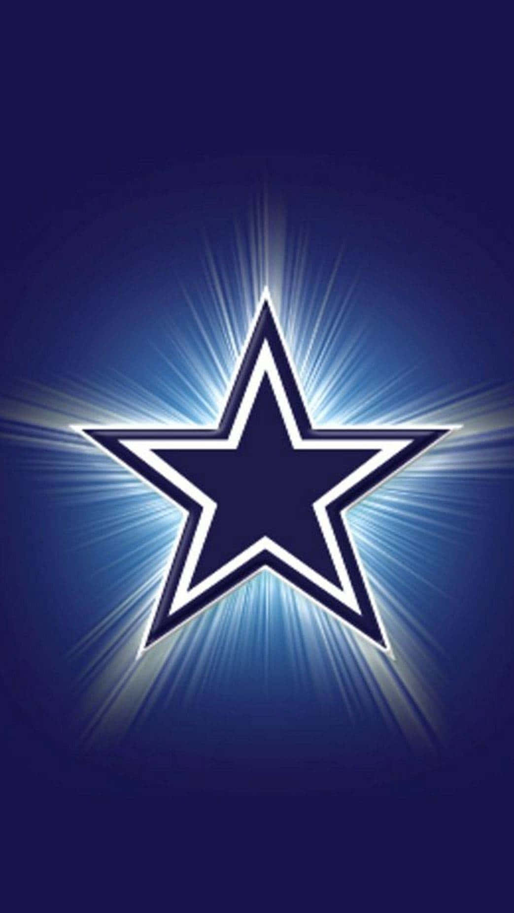 Dallas Cowboys, iPhone, radiant blue star logo, HD Phone Wallpaper