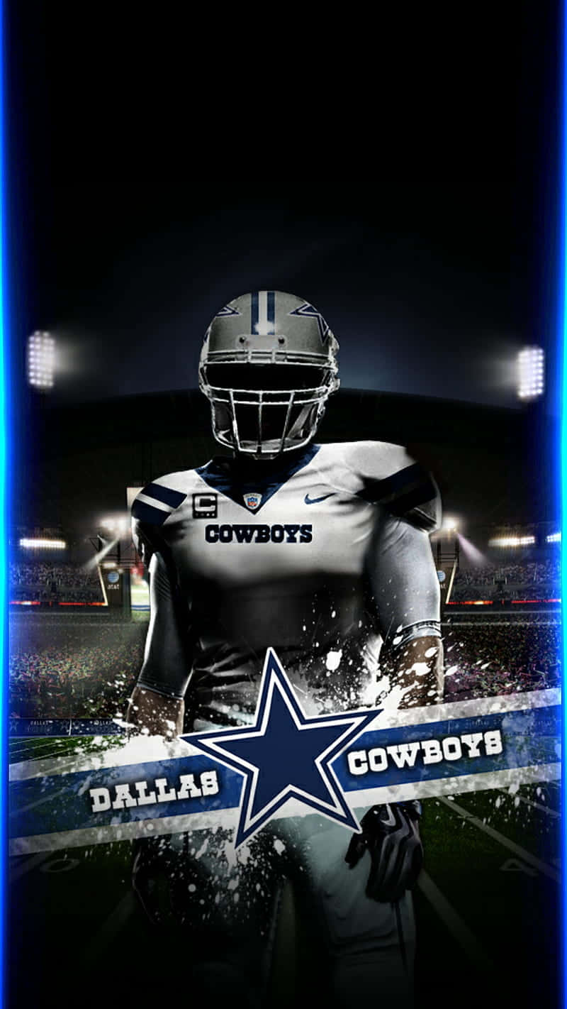 Dallas Cowboys, iPhone, dark stadium, HD Phone Wallpaper
