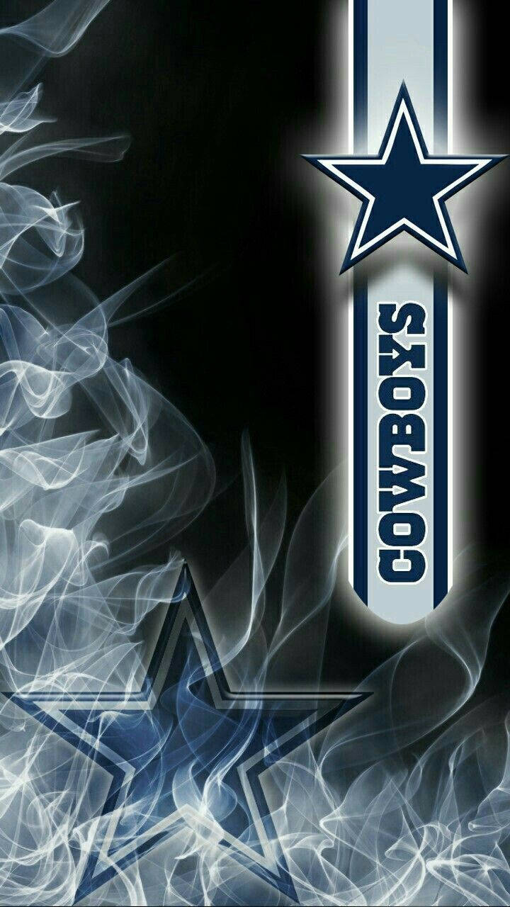 Dallas Cowboys, Blue Star, smoky background, HD Phone Wallpaper