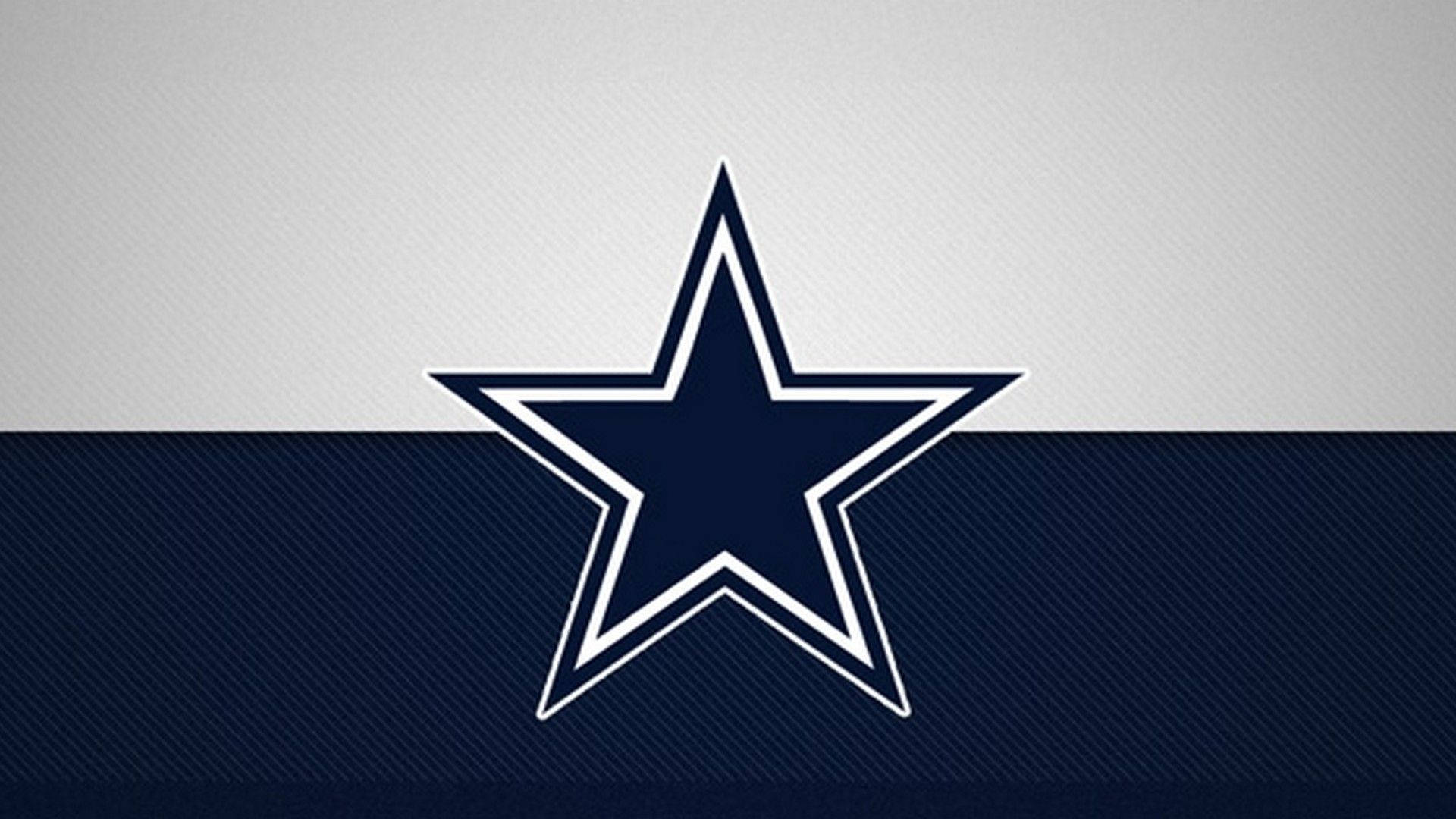 Dallas Cowboys, navy blue star, white outline, Full HD Desktop Wallpaper