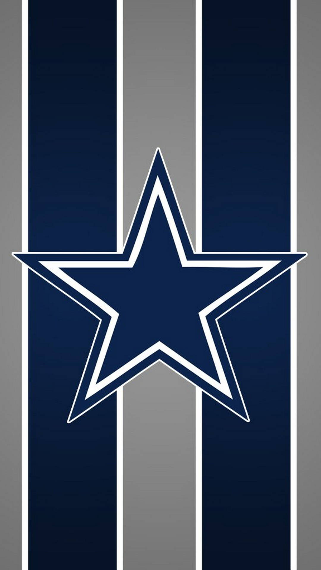 Dallas Cowboys, gray and blue stripes, blue star, Full HD Phone Wallpaper