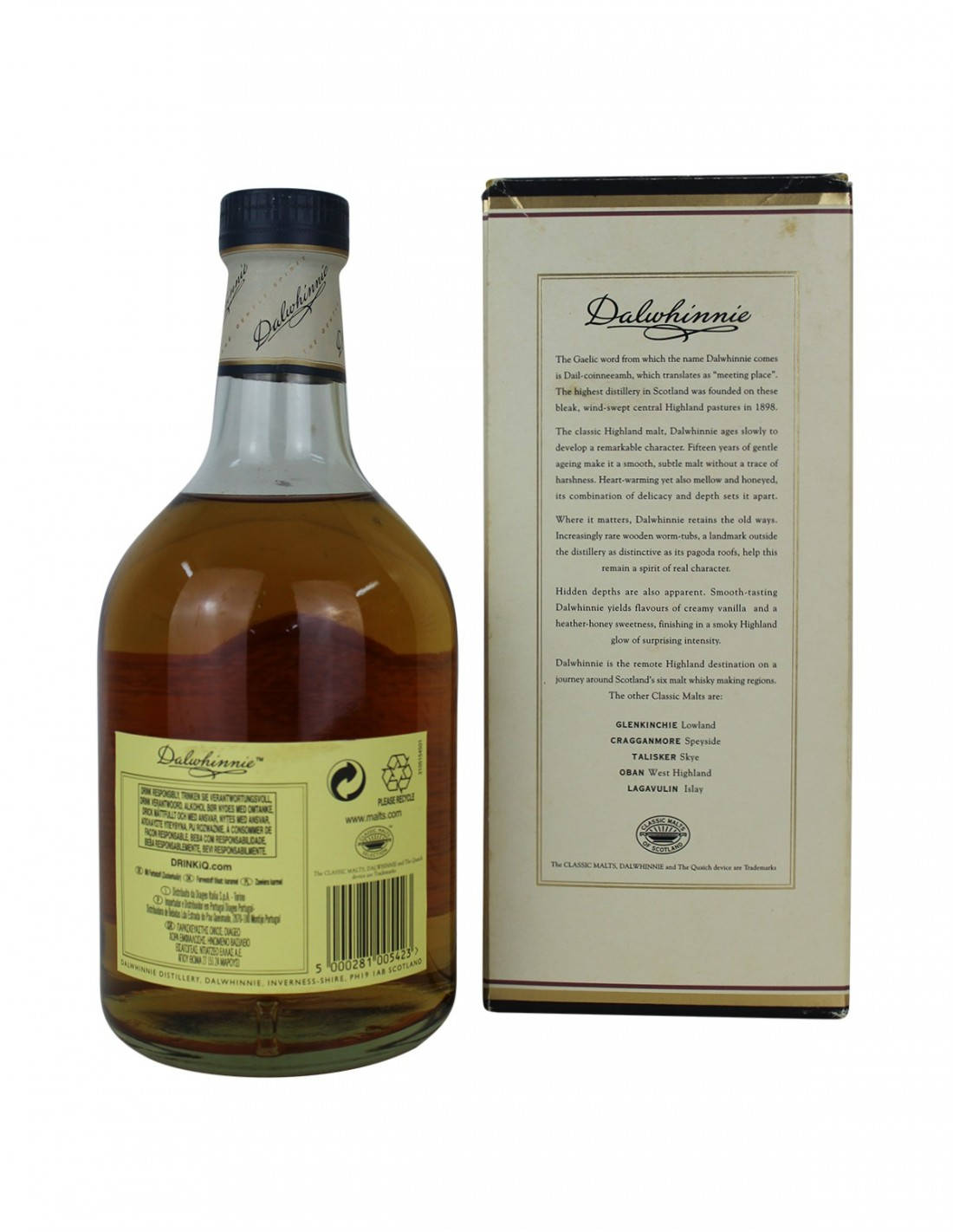 Dalwhinnie 15, 15-Year-Old Whisky, original box, HD Phone Wallpaper