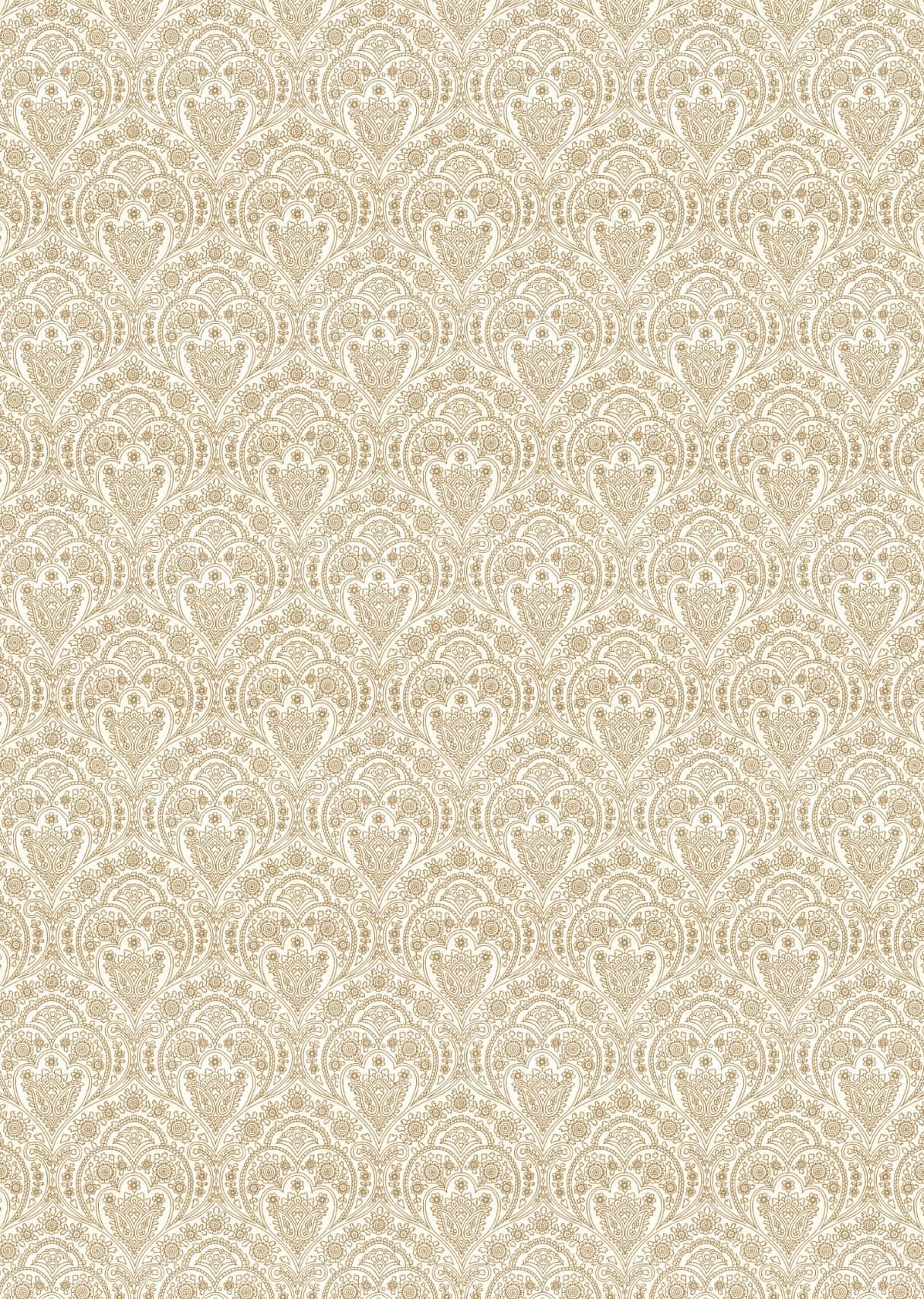elegant damask pattern, beige, cream, HD Phone Wallpaper