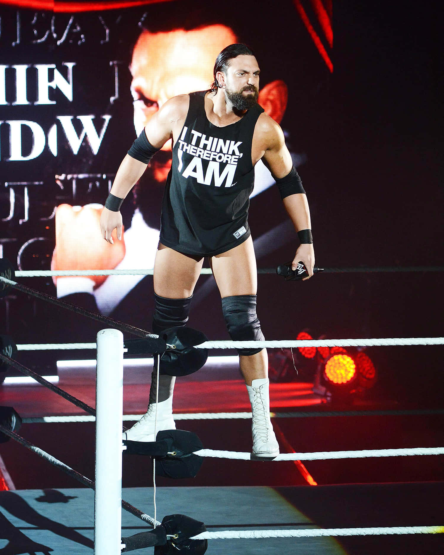 Damien Sandow, 2013 World Tour, black tank top, HD Phone Wallpaper