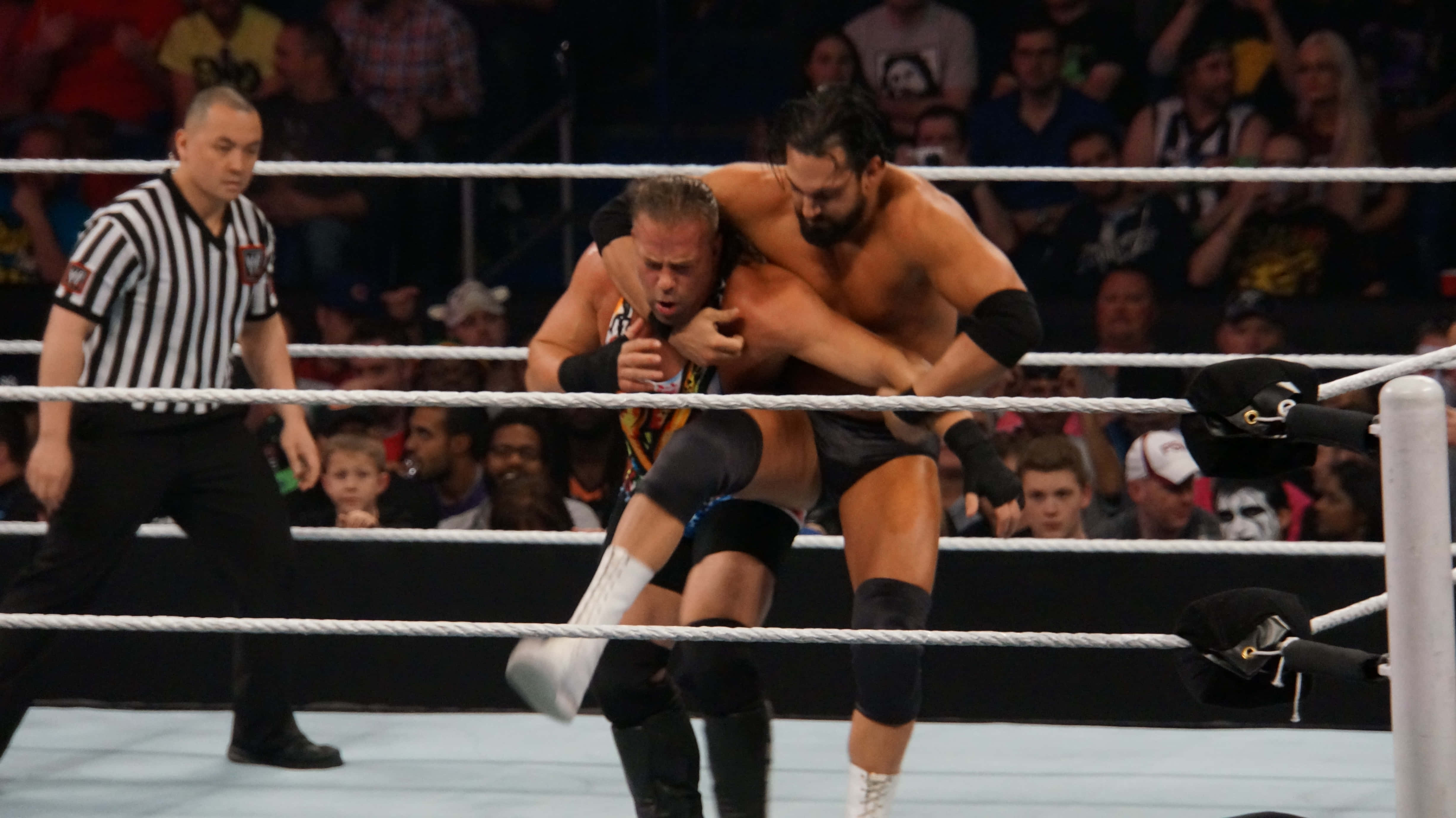 Damien Sandow, Russian leg action, ring, 4K Desktop Wallpaper